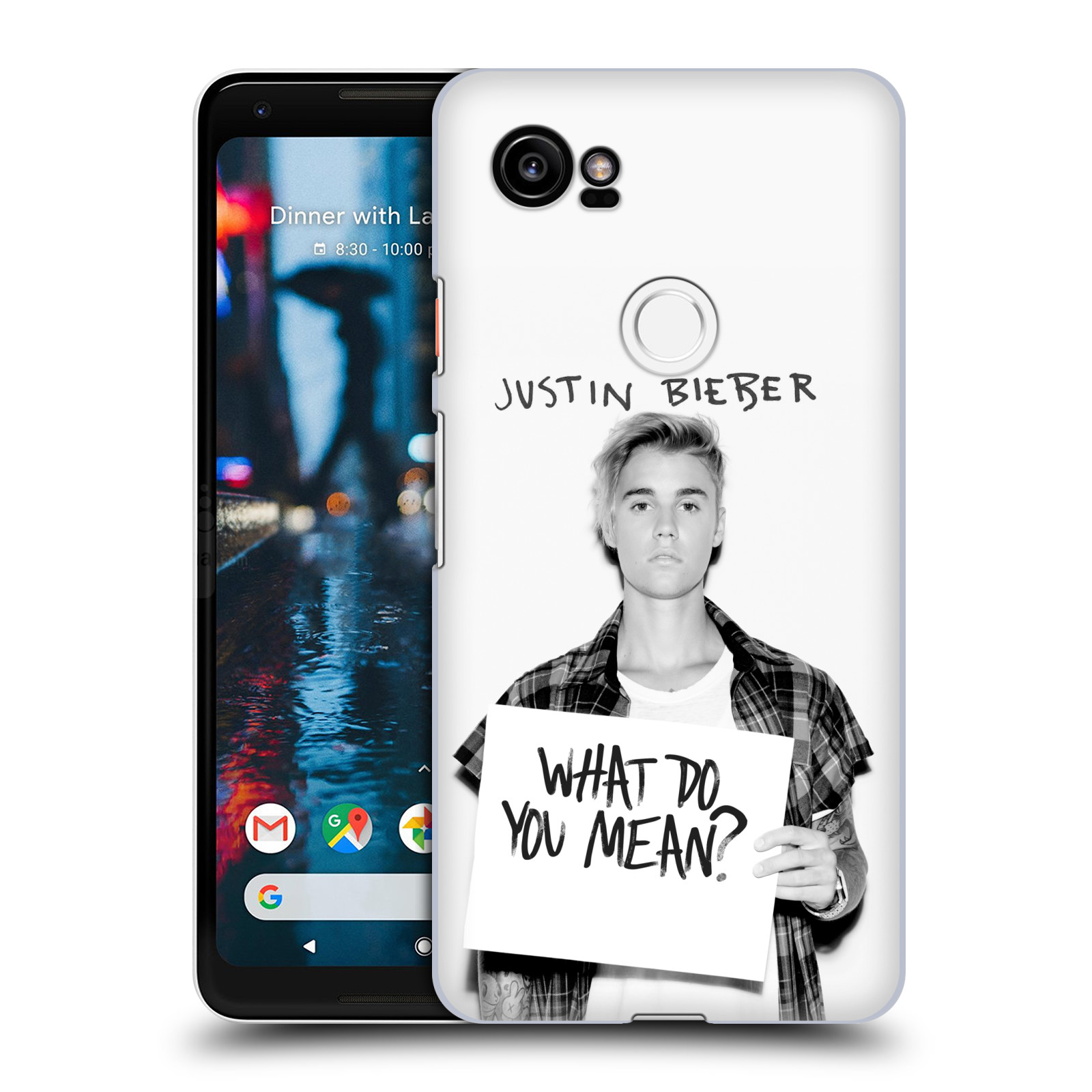 HEAD CASE plastový obal na mobil Google Pixel 2 XL Justin Bieber foto Purpose What do you mean