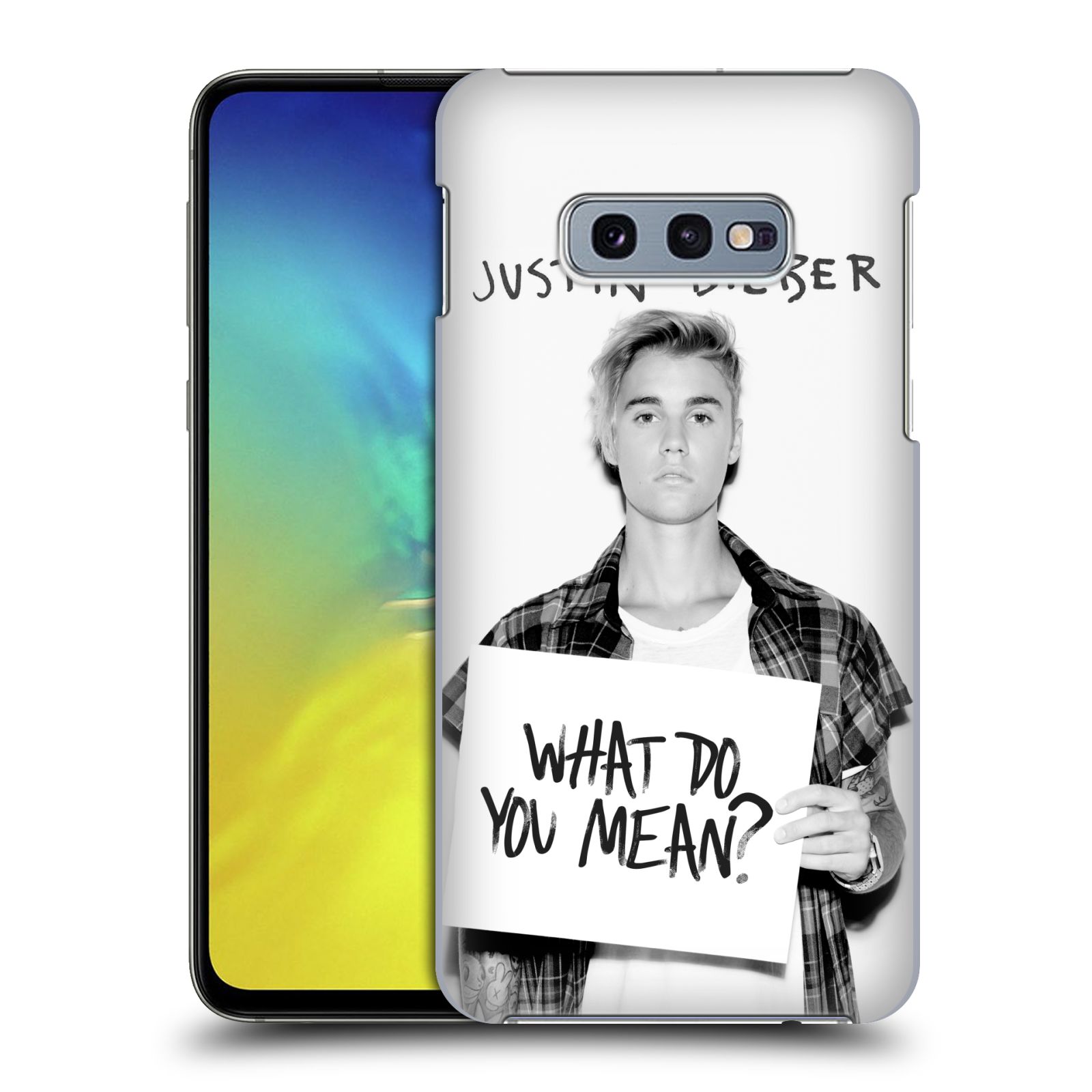 Pouzdro na mobil Samsung Galaxy S10e - HEAD CASE - Justin Bieber foto Purpose What do you mean