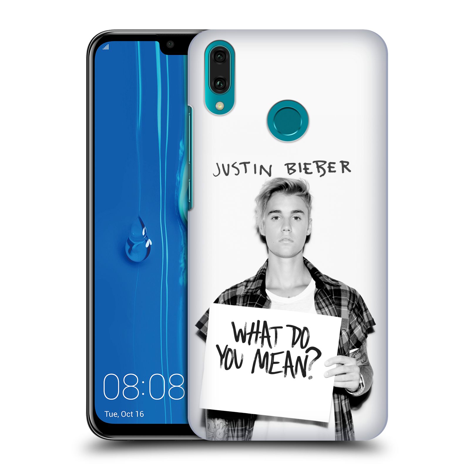 Pouzdro na mobil Huawei Y9 2019 - HEAD CASE - Justin Bieber foto Purpose What do you mean