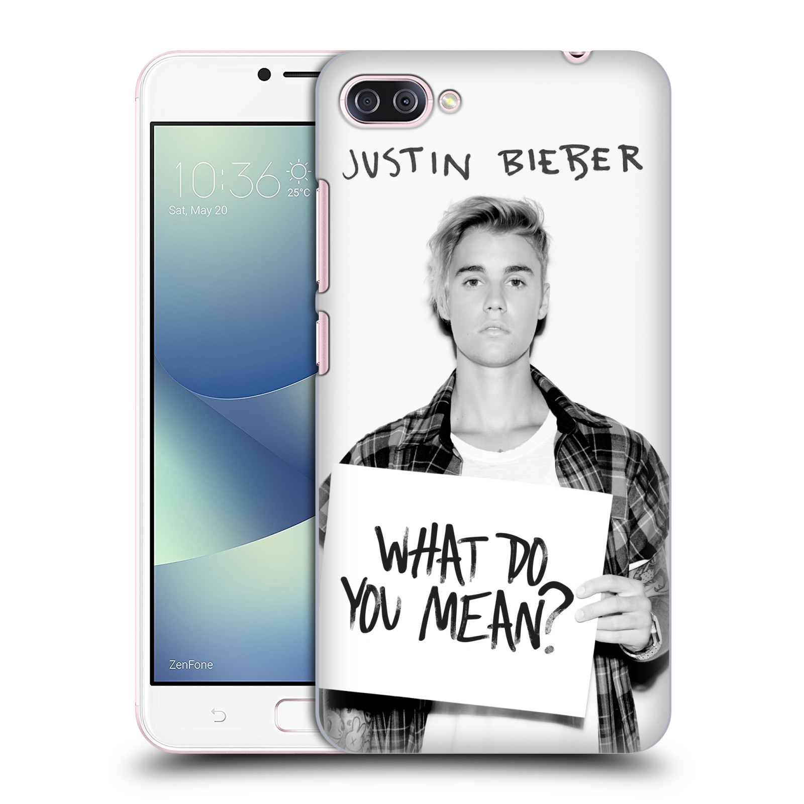 HEAD CASE plastový obal na mobil Asus Zenfone 4 MAX ZC554KL Justin Bieber foto Purpose What do you mean