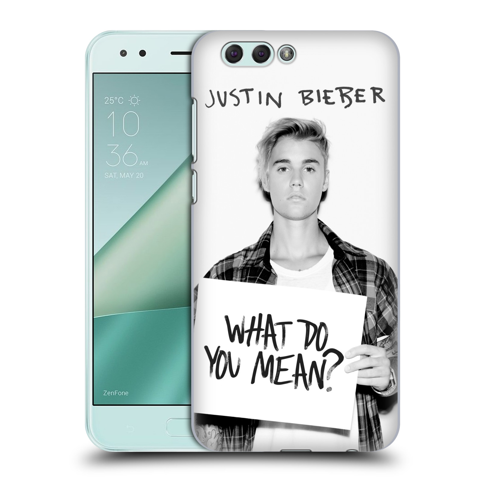 HEAD CASE plastový obal na mobil Asus Zenfone 4 ZE554KL Justin Bieber foto Purpose What do you mean