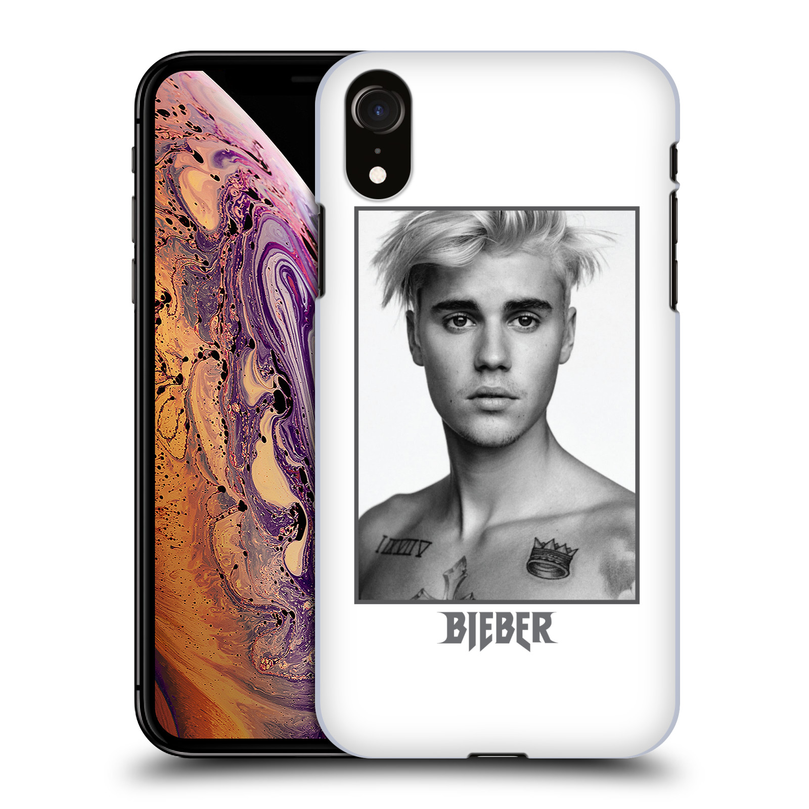 HEAD CASE plastový obal na mobil Apple Iphone XR Justin Bieber foto Purpose tour