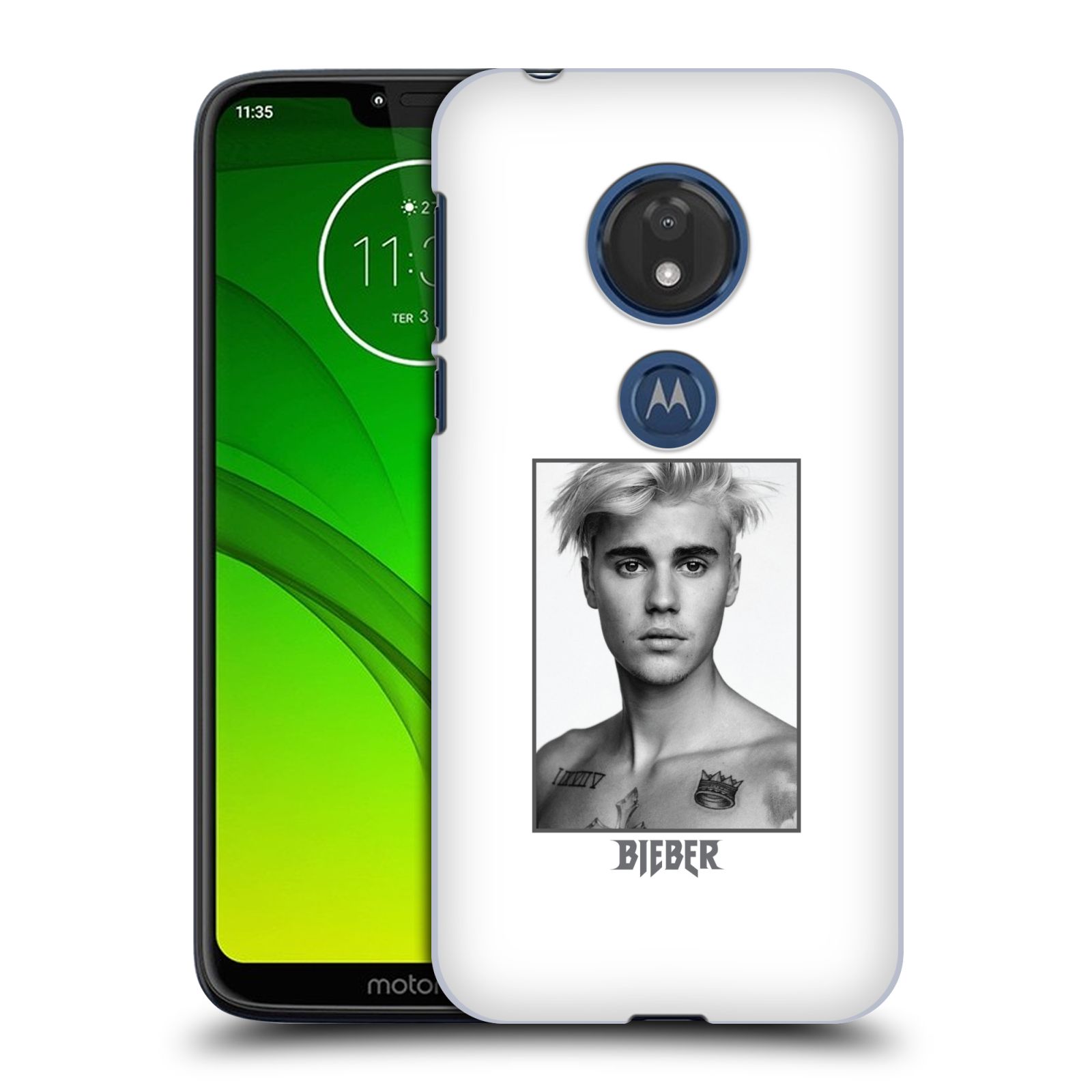 Pouzdro na mobil Motorola Moto G7 Play Justin Bieber foto Purpose tour