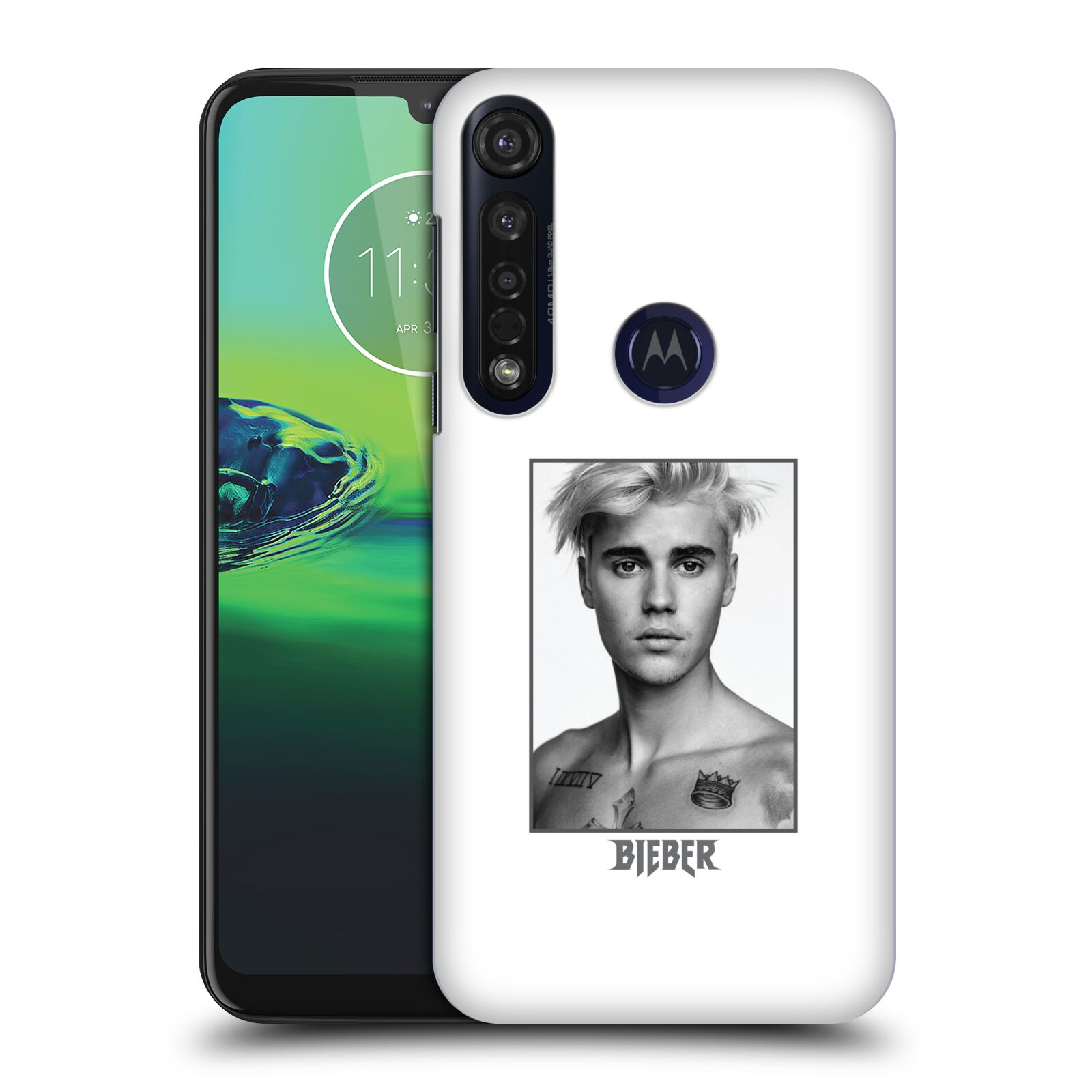 Pouzdro na mobil Motorola Moto G8 PLUS - HEAD CASE - Justin Bieber foto Purpose tour