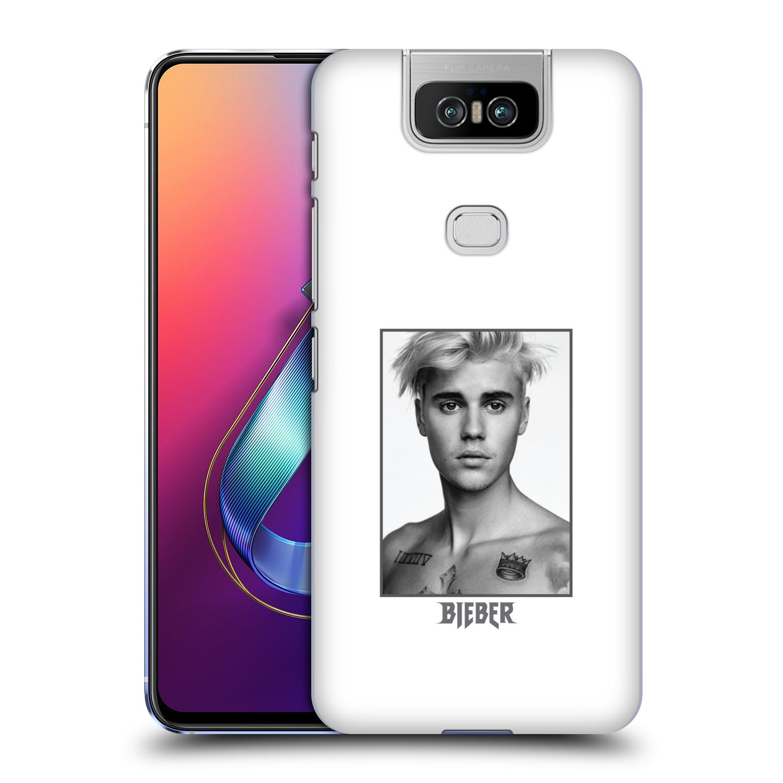 Pouzdro na mobil Asus Zenfone 6 ZS630KL - HEAD CASE - Justin Bieber foto Purpose tour