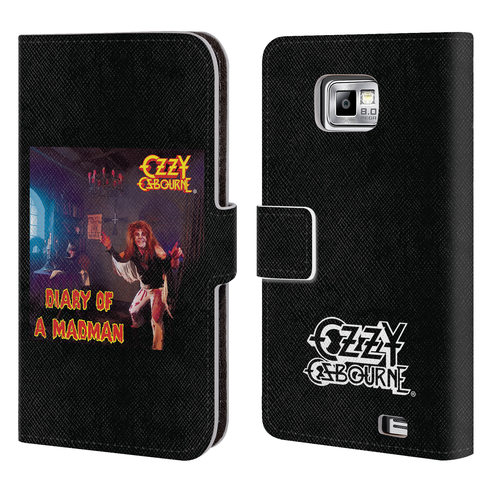 OFFICIAL OZZY OSBOURNE ALBUM COVER ART LEATHER BOOK CASE FOR SAMSUNG