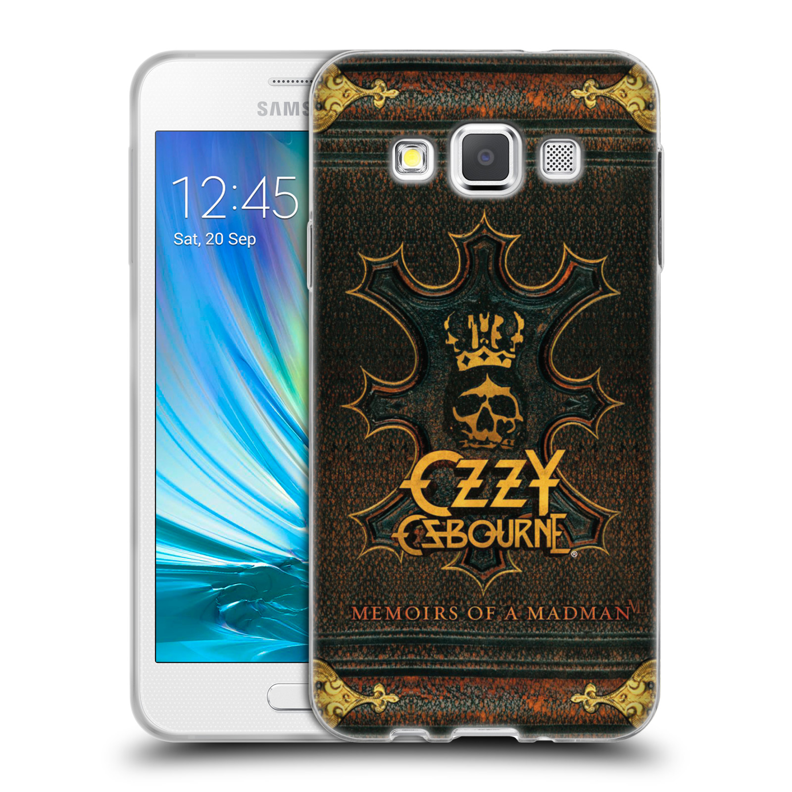 HEAD CASE silikonový obal na mobil Samsung Galaxy A3 (A300) zpěvák Ozzy Osbourne koruna