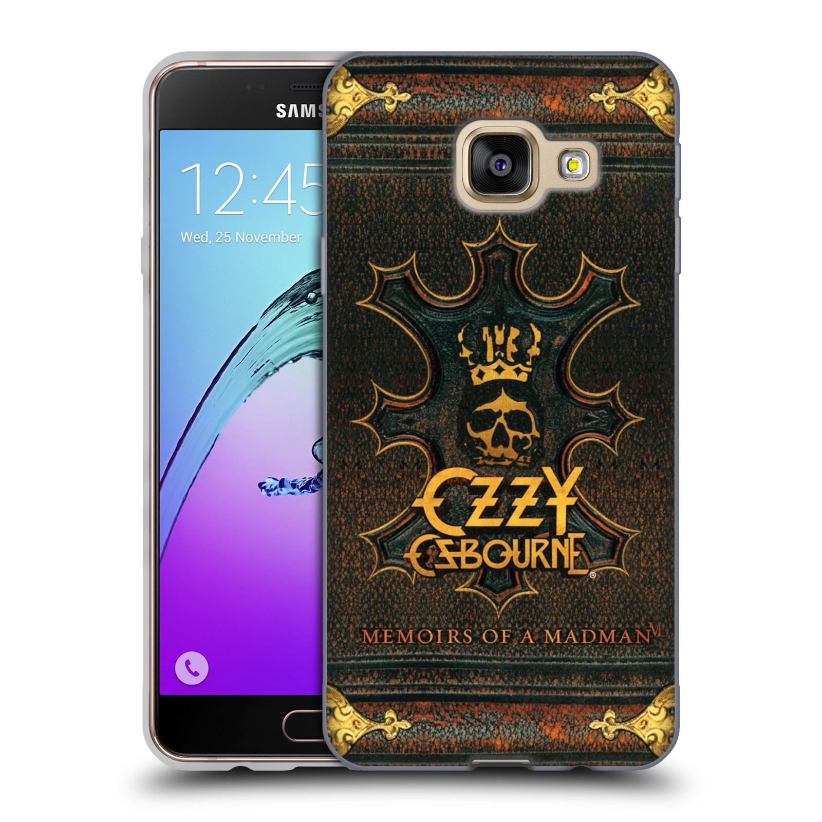 HEAD CASE silikonový obal na mobil Samsung Galaxy A3 2016 (A310) zpěvák Ozzy Osbourne koruna