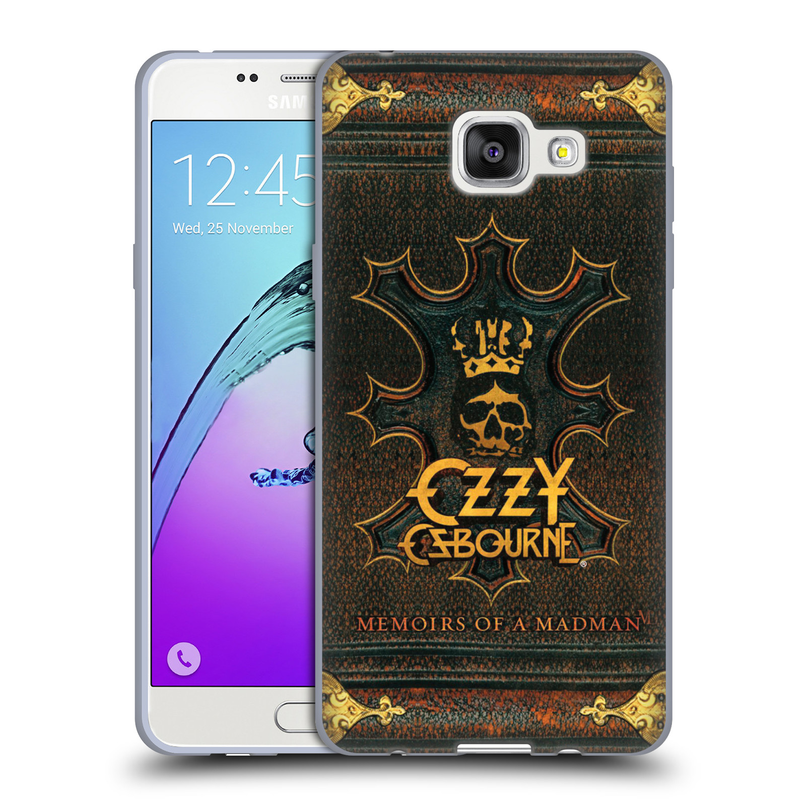 HEAD CASE silikonový obal na mobil Samsung Galaxy A5 2016 (A510) zpěvák Ozzy Osbourne koruna