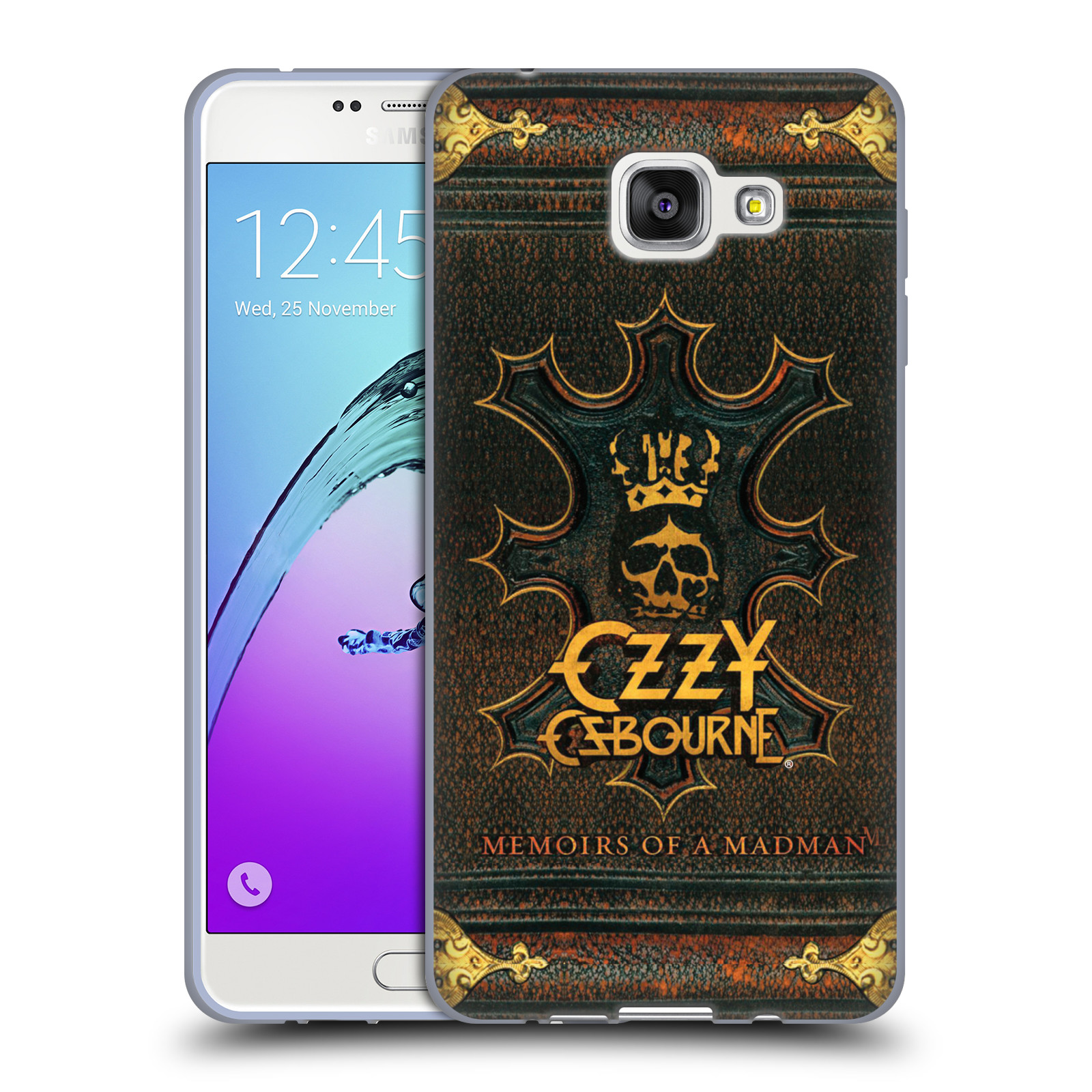 HEAD CASE silikonový obal na mobil Samsung Galaxy A7 2016 (A710) zpěvák Ozzy Osbourne koruna