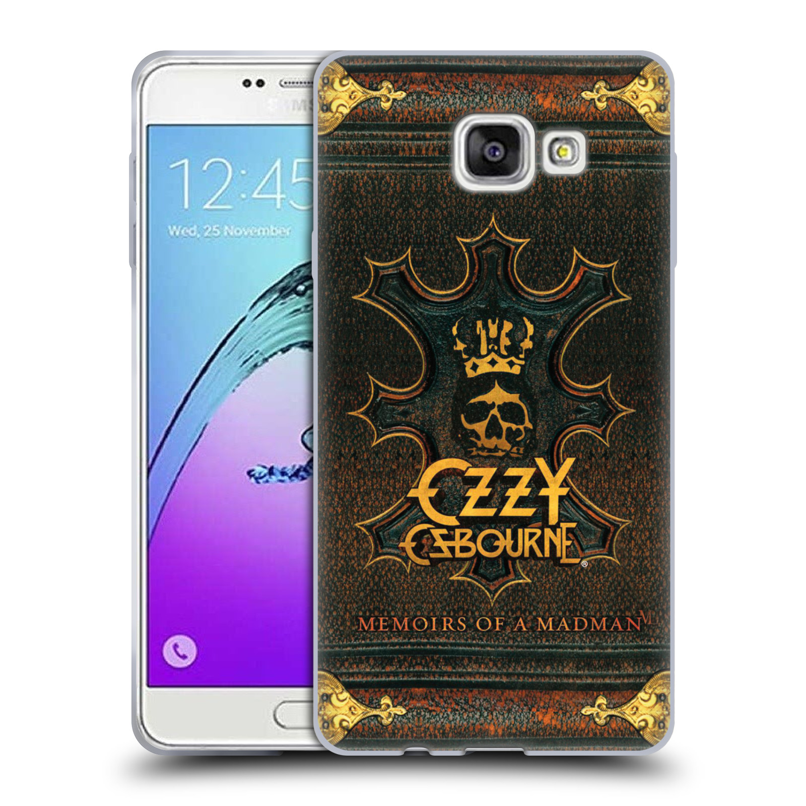 HEAD CASE silikonový obal na mobil Samsung Galaxy A7 2017 (A720) zpěvák Ozzy Osbourne koruna