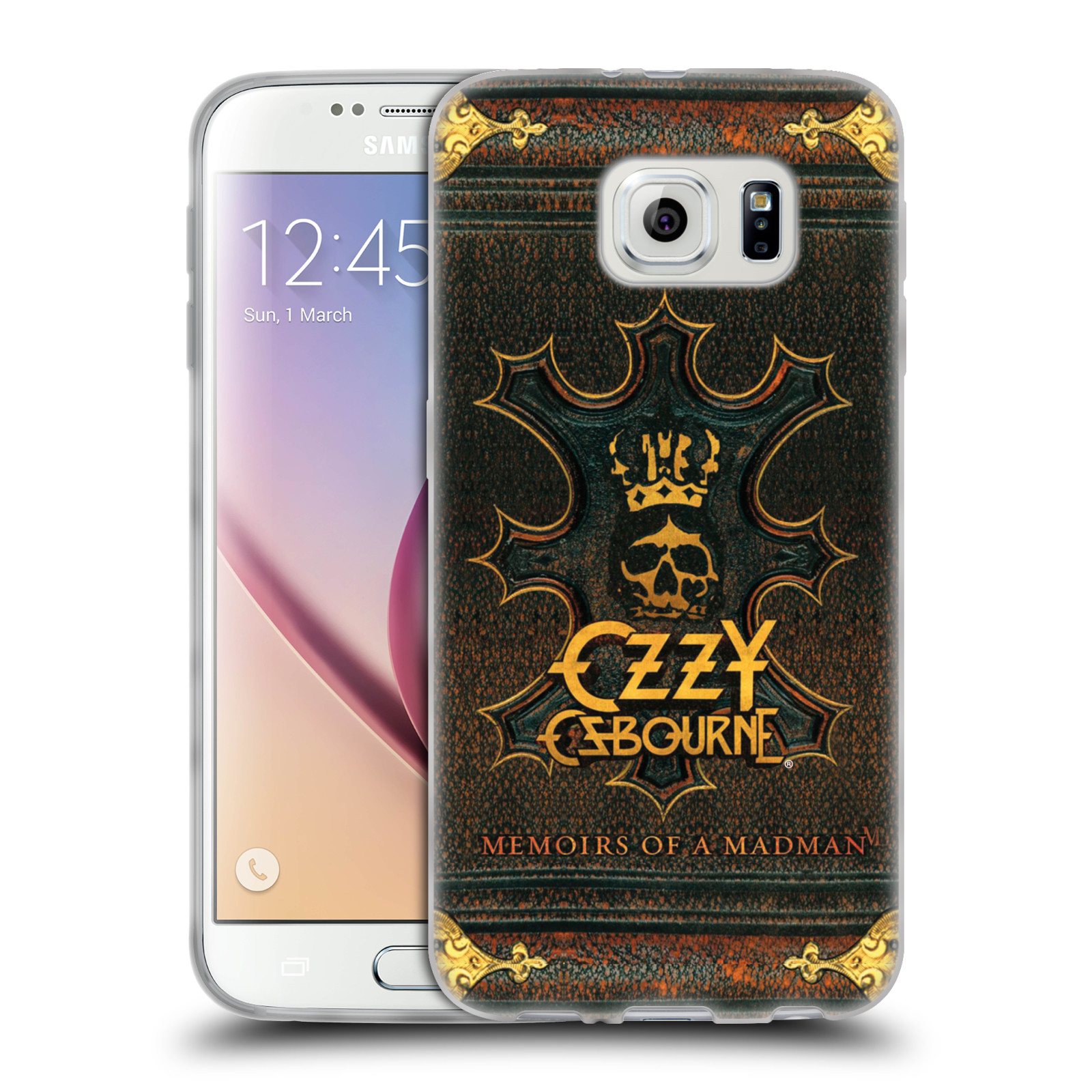 HEAD CASE silikonový obal na mobil Samsung Galaxy S6 zpěvák Ozzy Osbourne koruna