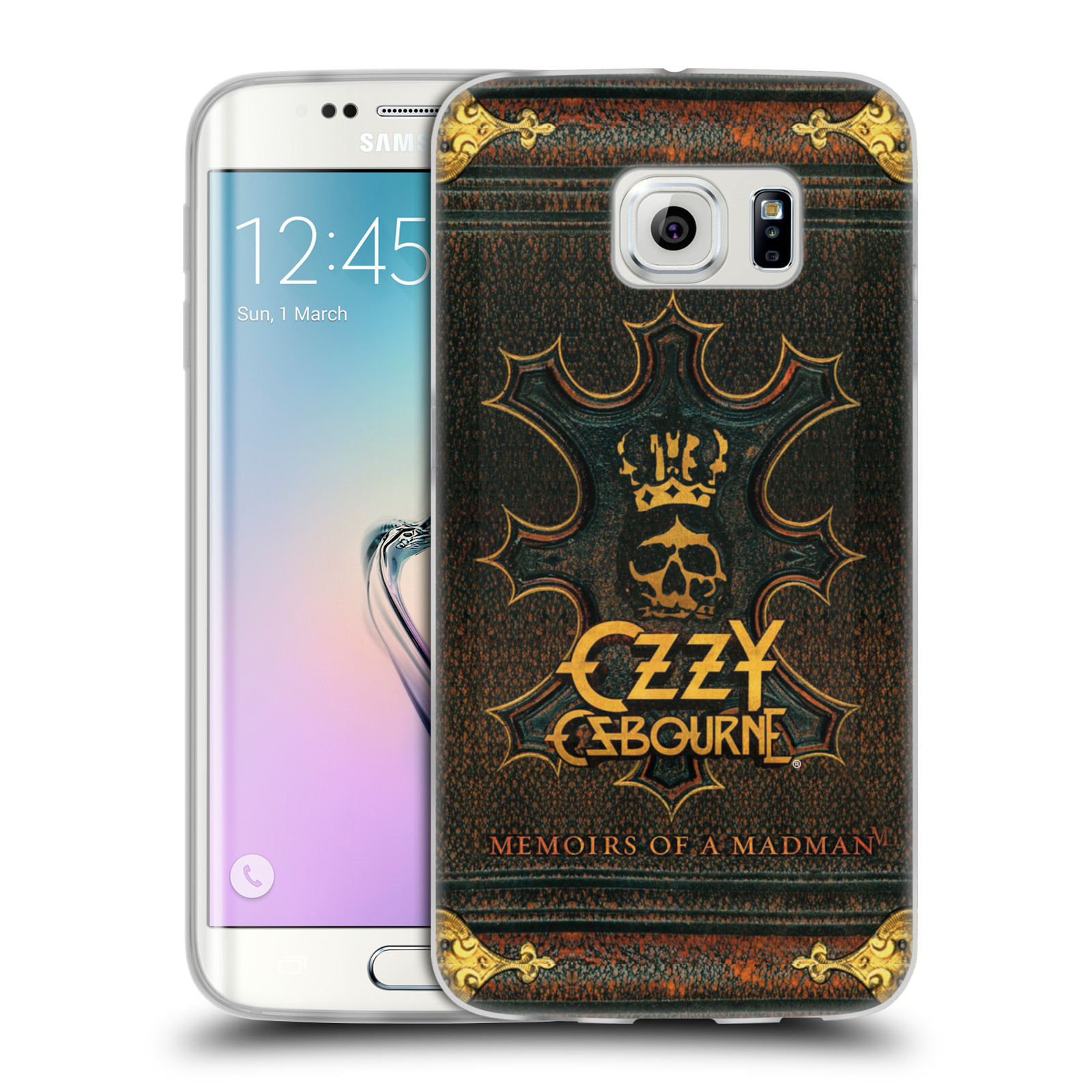 HEAD CASE silikonový obal na mobil Samsung Galaxy S6 EDGE zpěvák Ozzy Osbourne koruna