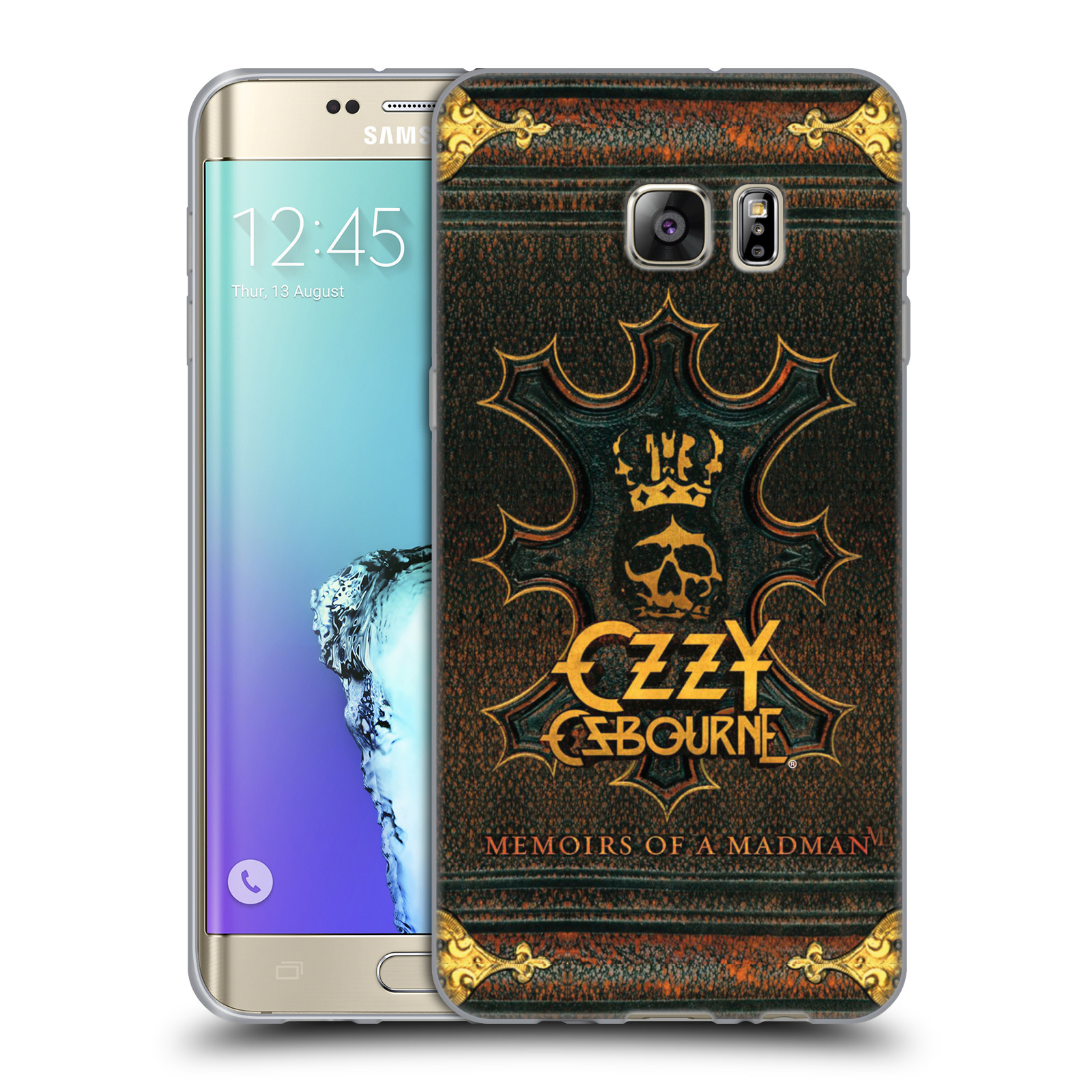 HEAD CASE silikonový obal na mobil Samsung Galaxy S6 EDGE PLUS zpěvák Ozzy Osbourne koruna