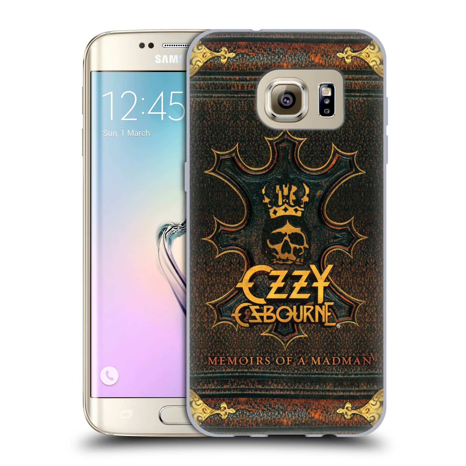 HEAD CASE silikonový obal na mobil Samsung Galaxy S7 EDGE zpěvák Ozzy Osbourne koruna