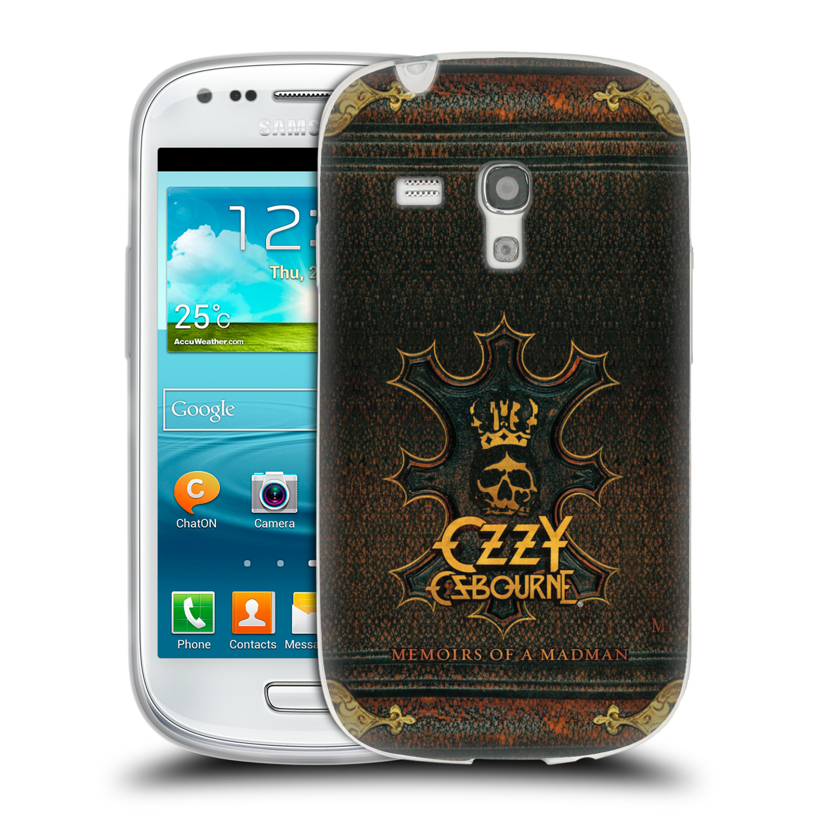 HEAD CASE silikonový obal na mobil Samsung Galaxy S3 MINI zpěvák Ozzy Osbourne koruna