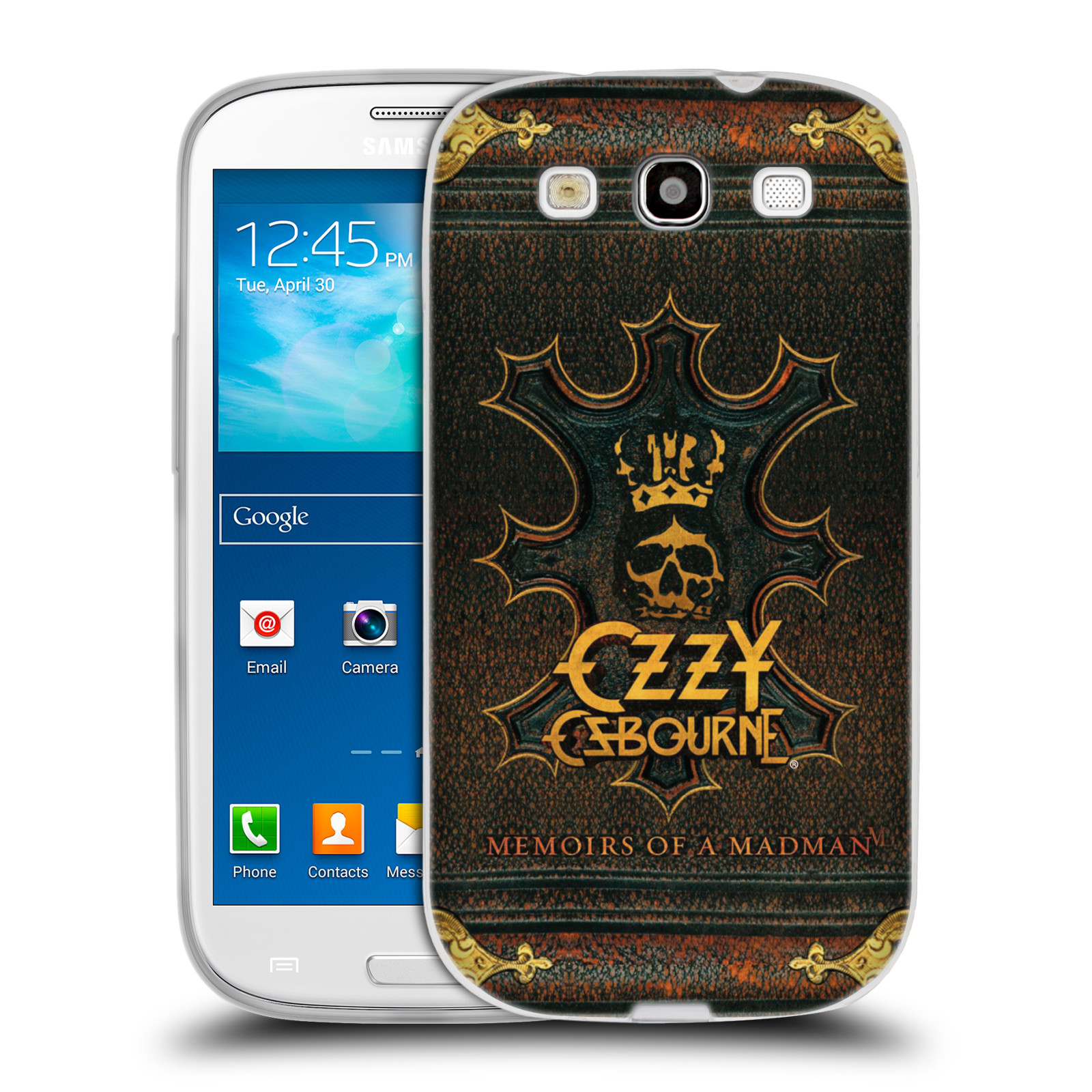HEAD CASE silikonový obal na mobil Samsung Galaxy S3 zpěvák Ozzy Osbourne koruna