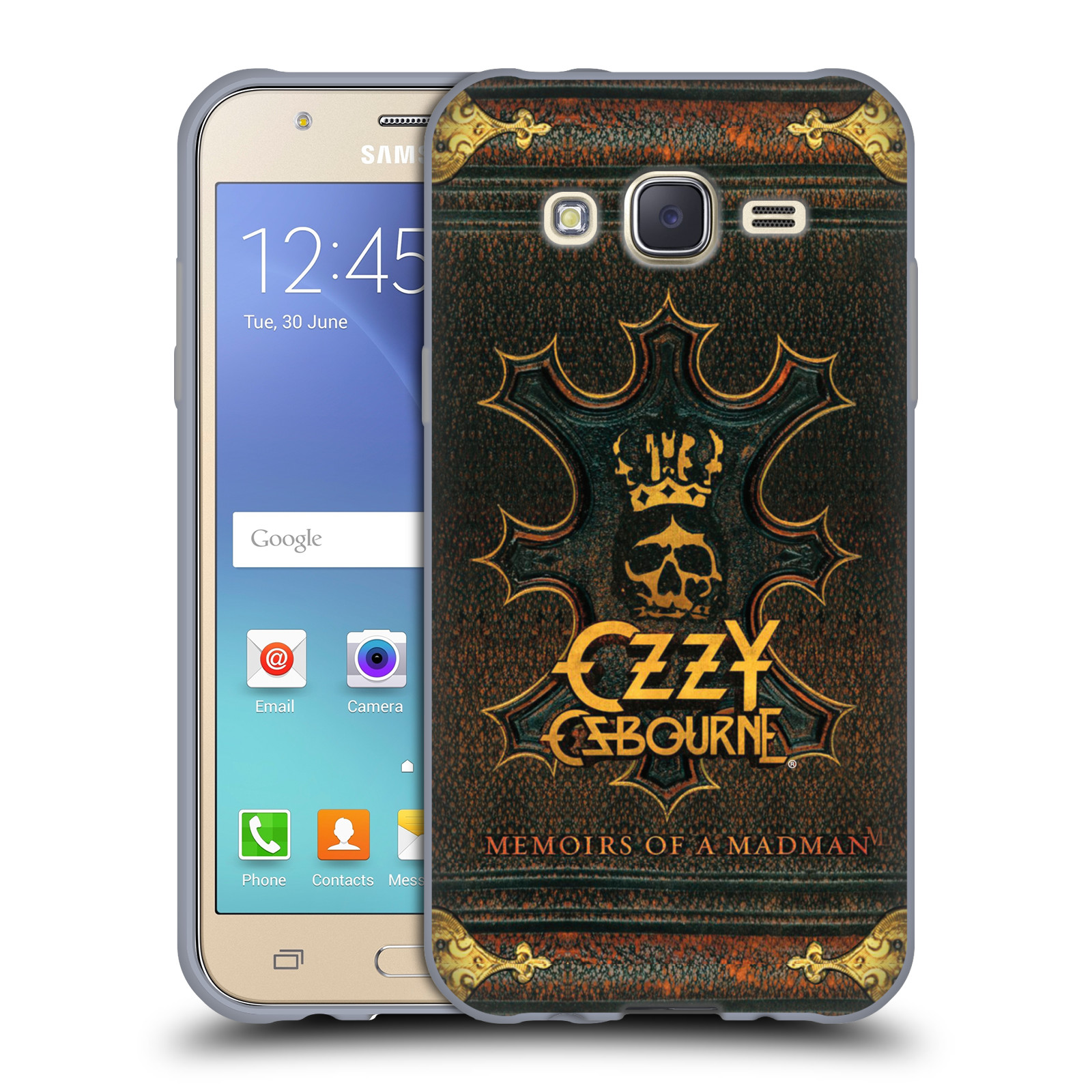HEAD CASE silikonový obal na mobil Samsung Galaxy J5 2015 (J500) zpěvák Ozzy Osbourne koruna