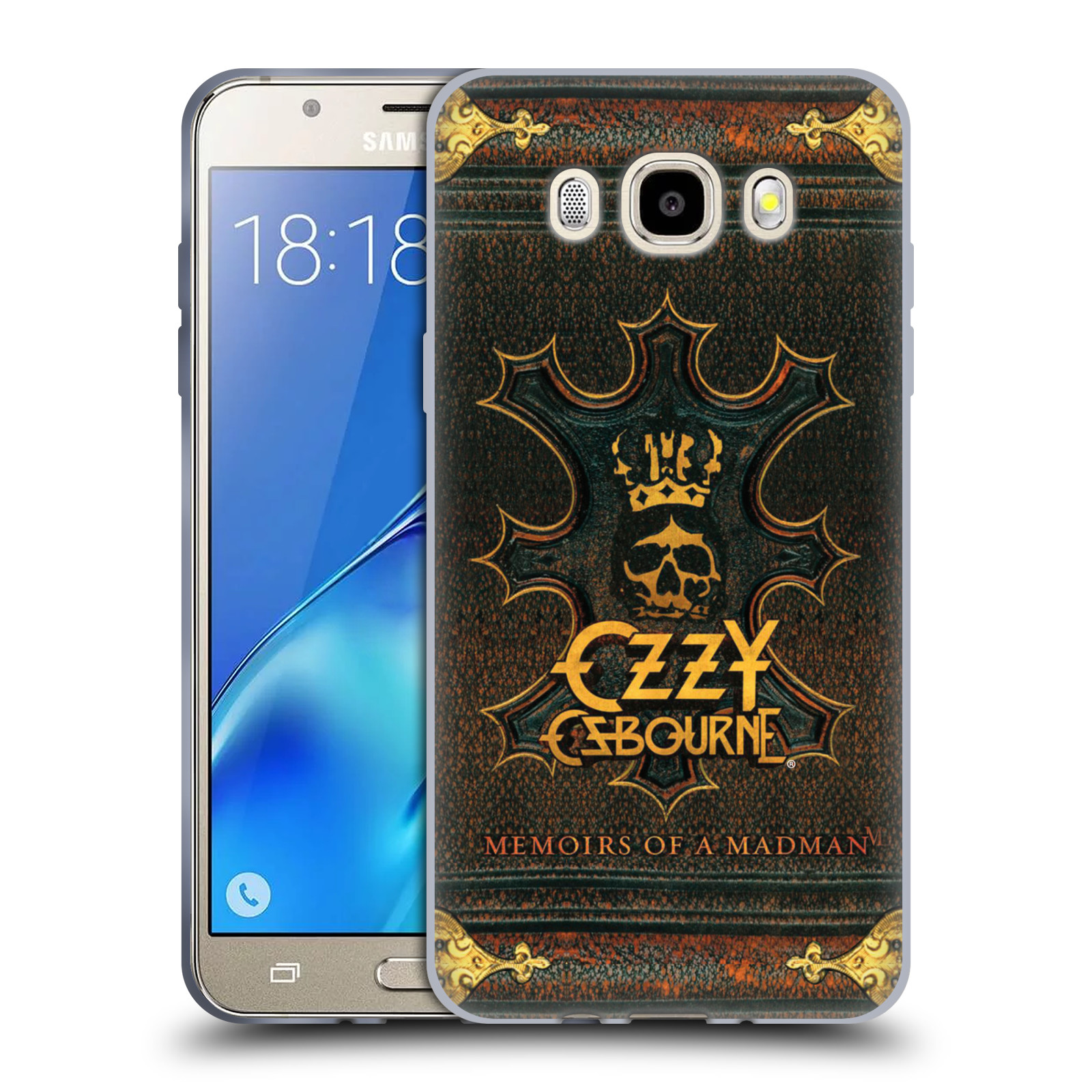 HEAD CASE silikonový obal na mobil Samsung Galaxy J5 2016 (J510) zpěvák Ozzy Osbourne koruna
