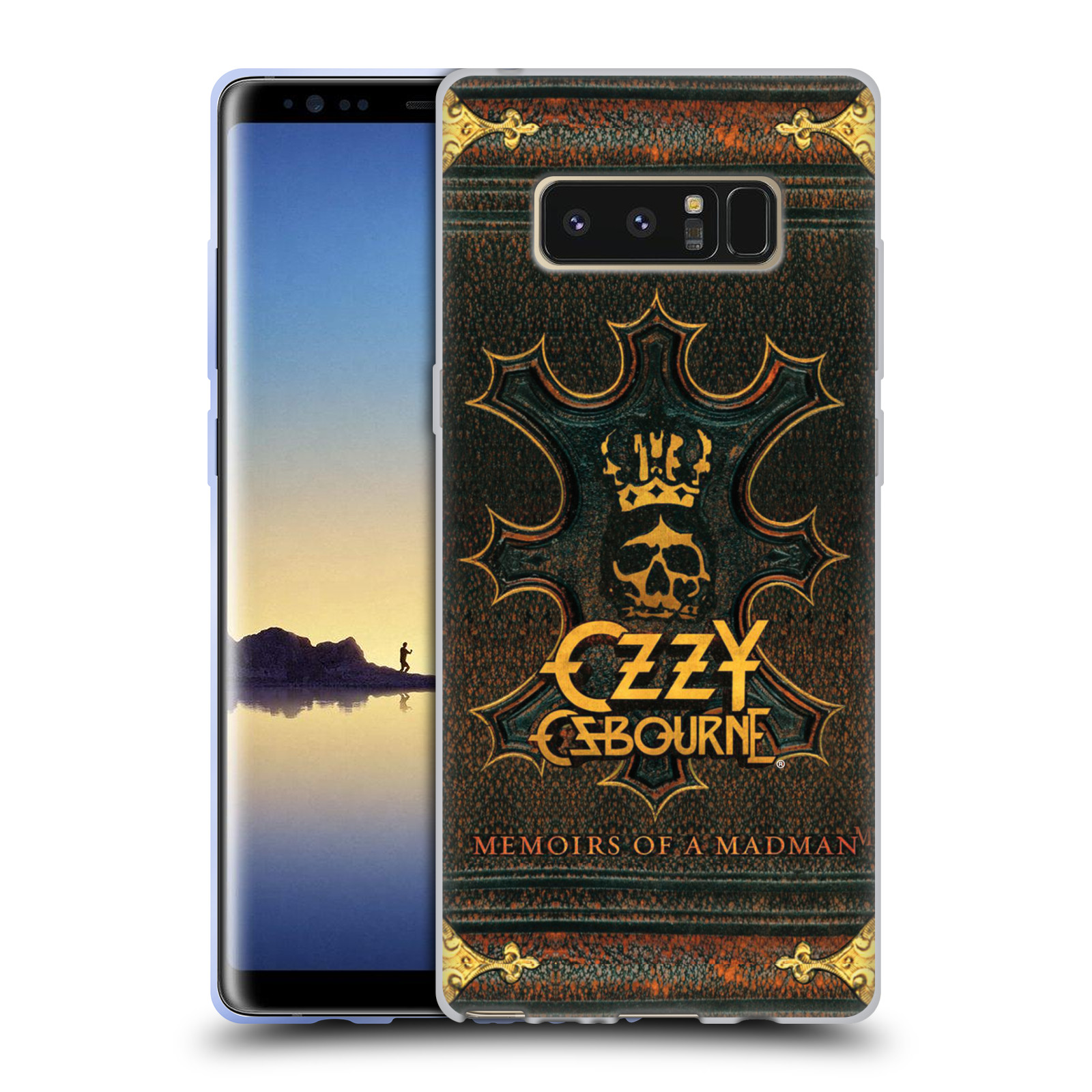 HEAD CASE silikonový obal na mobil Samsung Galaxy Note 8 zpěvák Ozzy Osbourne koruna