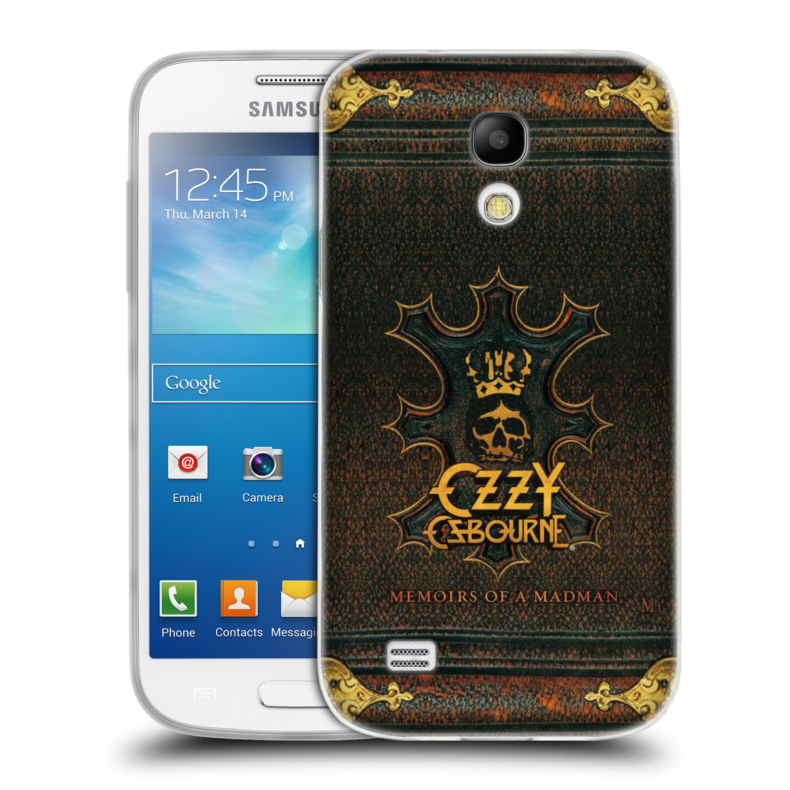 HEAD CASE silikonový obal na mobil Samsung Galaxy S4 MINI zpěvák Ozzy Osbourne koruna