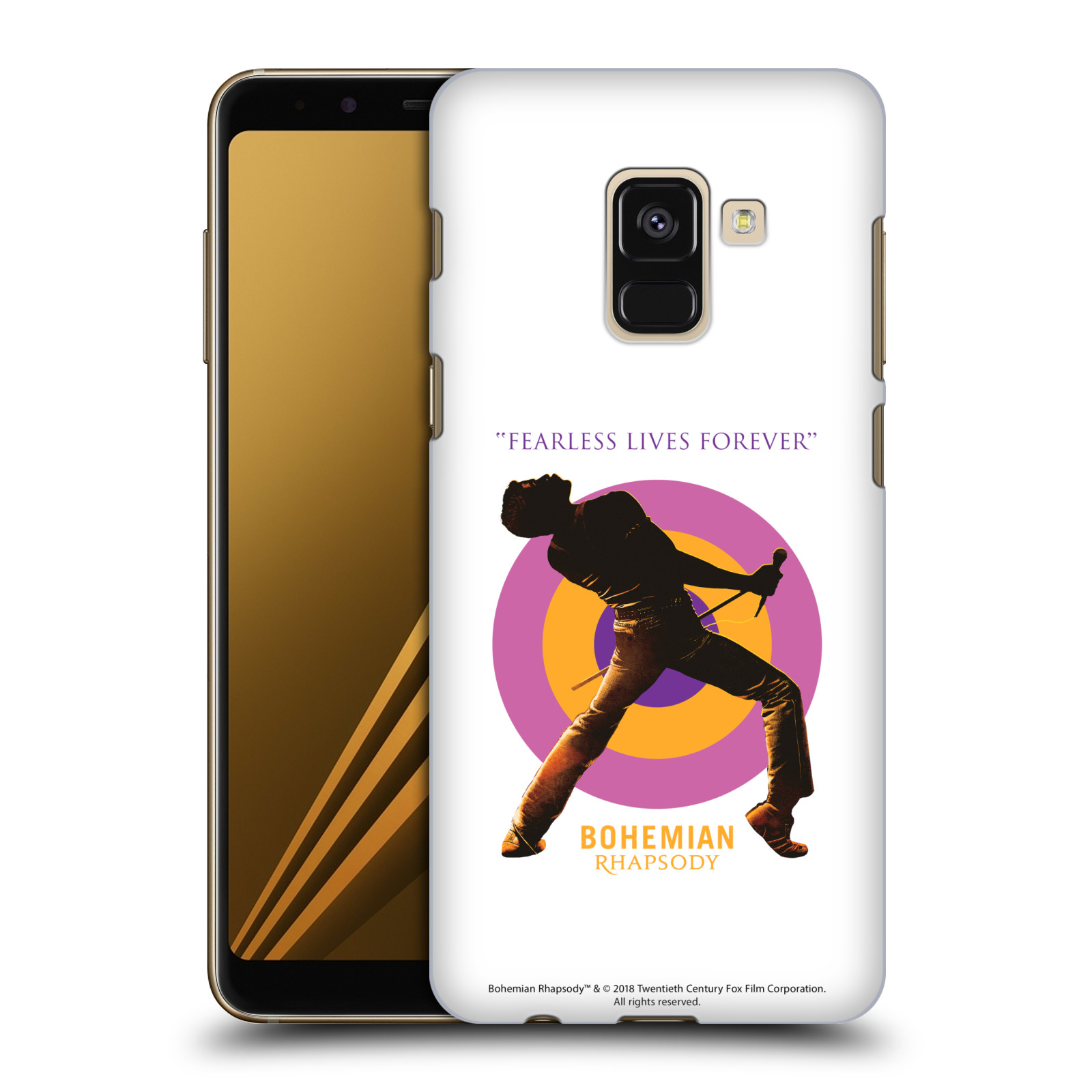 Pouzdro na mobil Samsung Galaxy A8+ 2018, A8 PLUS 2018 Filmový motiv Bohemian Rhapsody Queen silueta