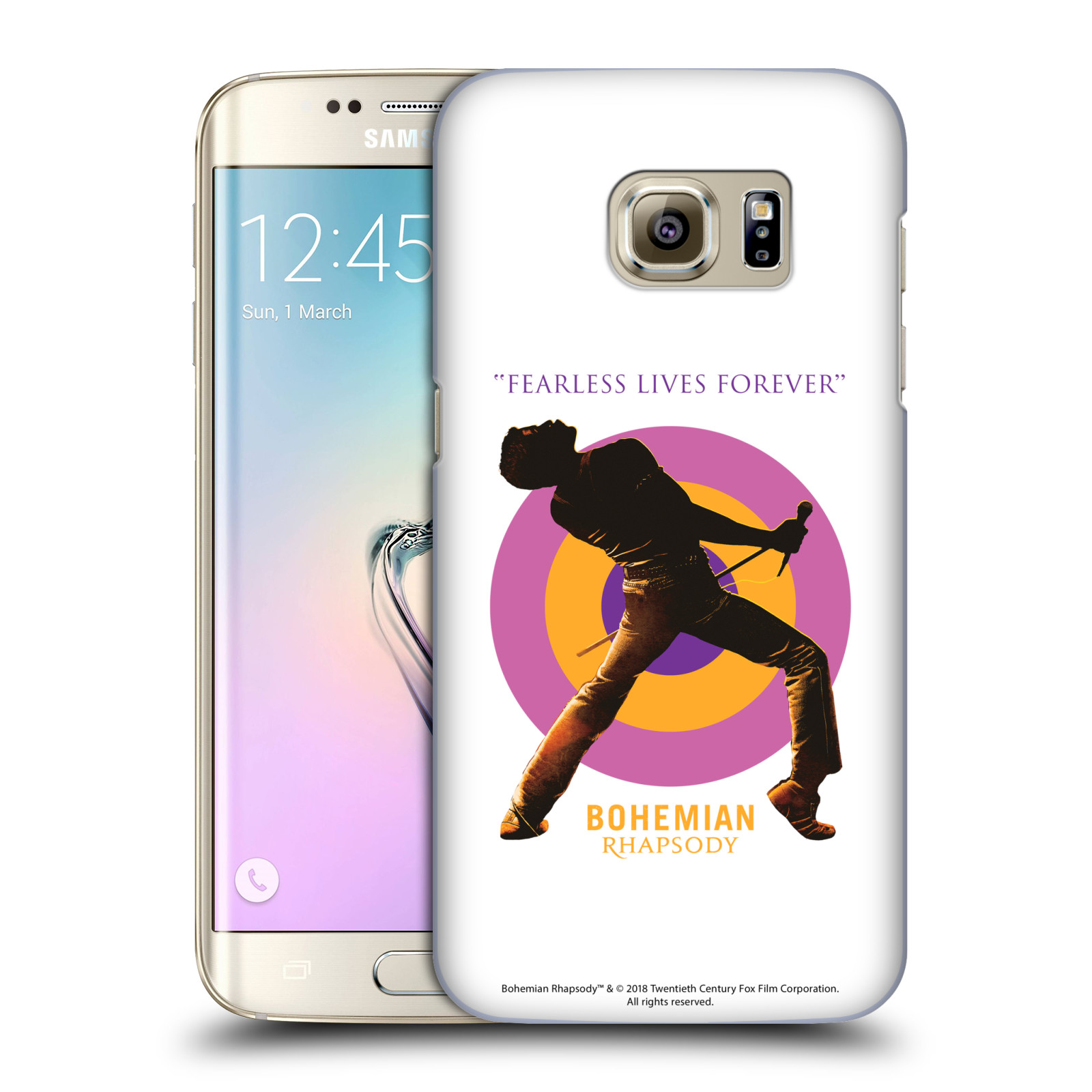 Pouzdro na mobil Samsung Galaxy S7 EDGE Filmový motiv Bohemian Rhapsody Queen silueta