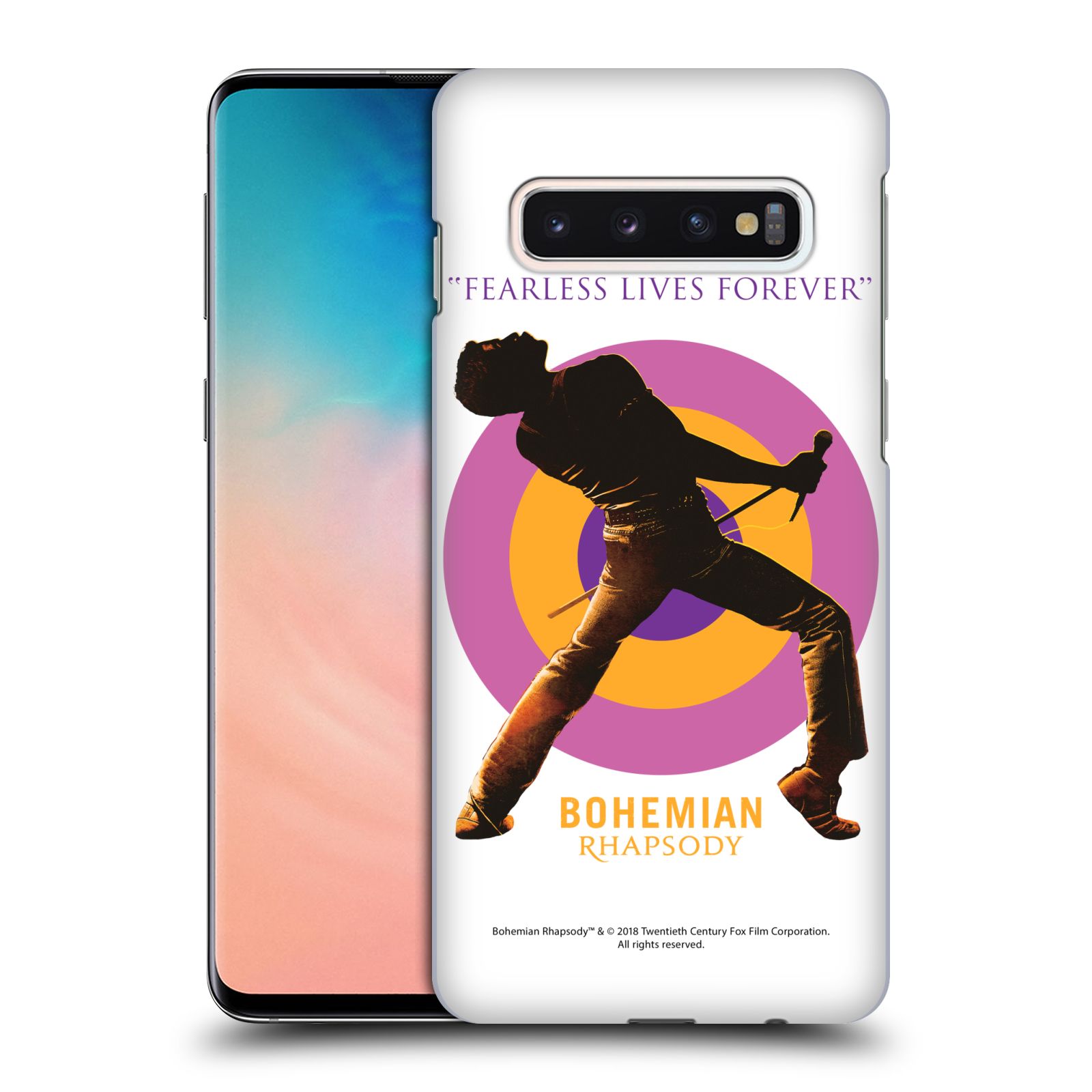 Pouzdro na mobil Samsung Galaxy S10 Filmový motiv Bohemian Rhapsody Queen silueta