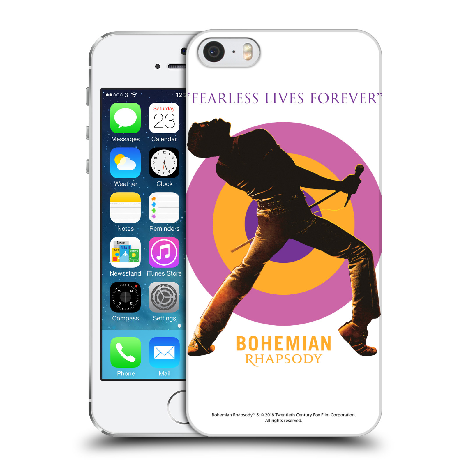 Zadní obal pro mobil Apple Iphone 5/5S/SE 2015 - HEAD CASE - Bohemian Rhapsody - Silueta
