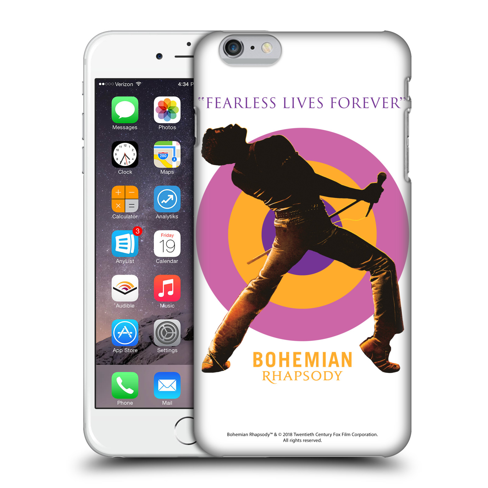 Zadní obal pro mobil Apple Iphone 6 PLUS / 6S PLUS - HEAD CASE - Bohemian Rhapsody - Silueta