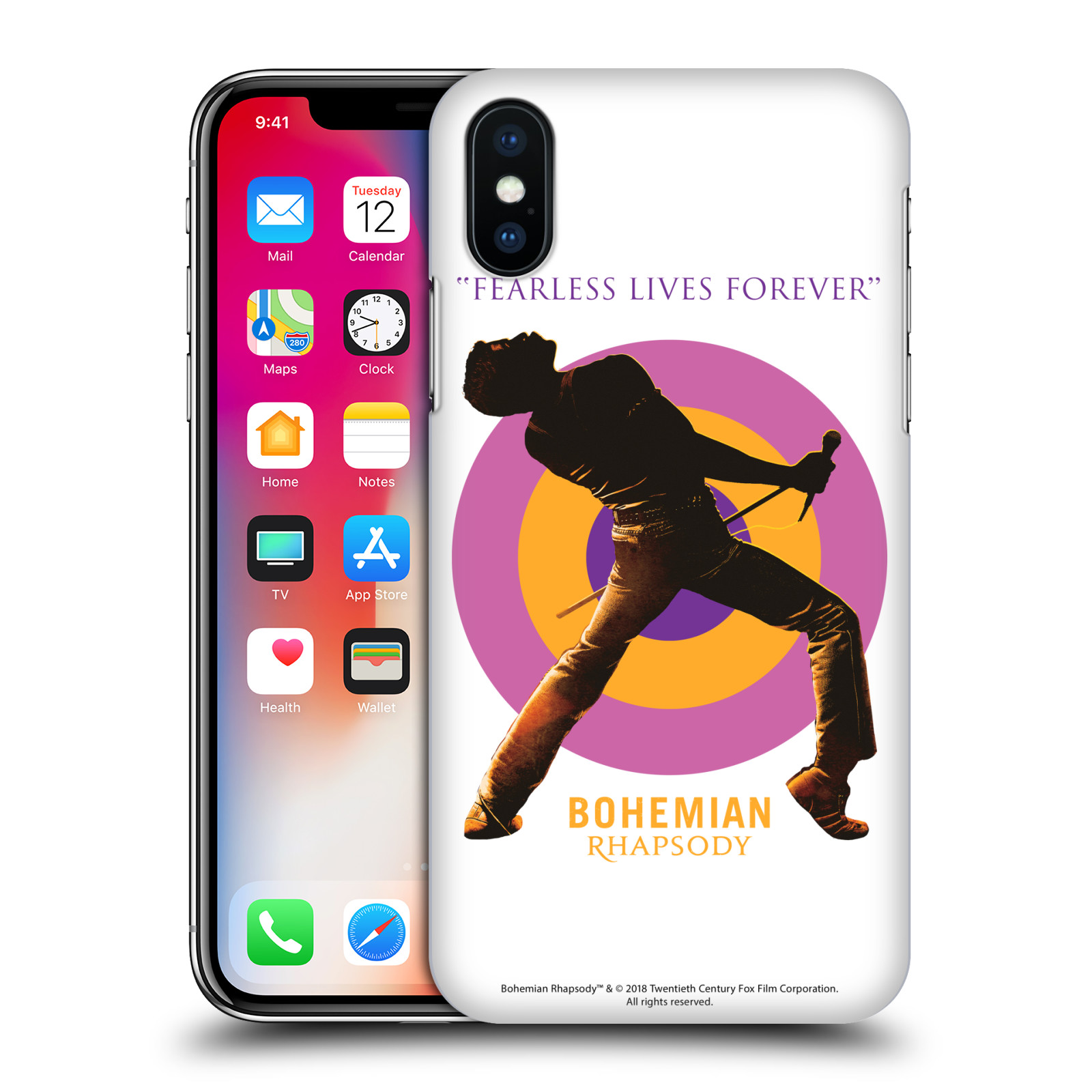 Zadní obal pro mobil Apple Iphone X / XS - HEAD CASE - Bohemian Rhapsody - Silueta