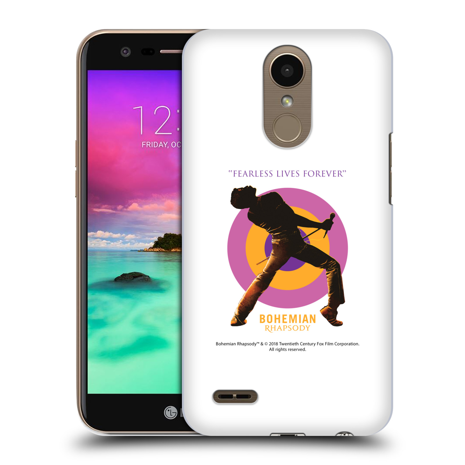 Pouzdro na mobil LG K10 2017 / K10 2017 DUAL SIM Filmový motiv Bohemian Rhapsody Queen silueta