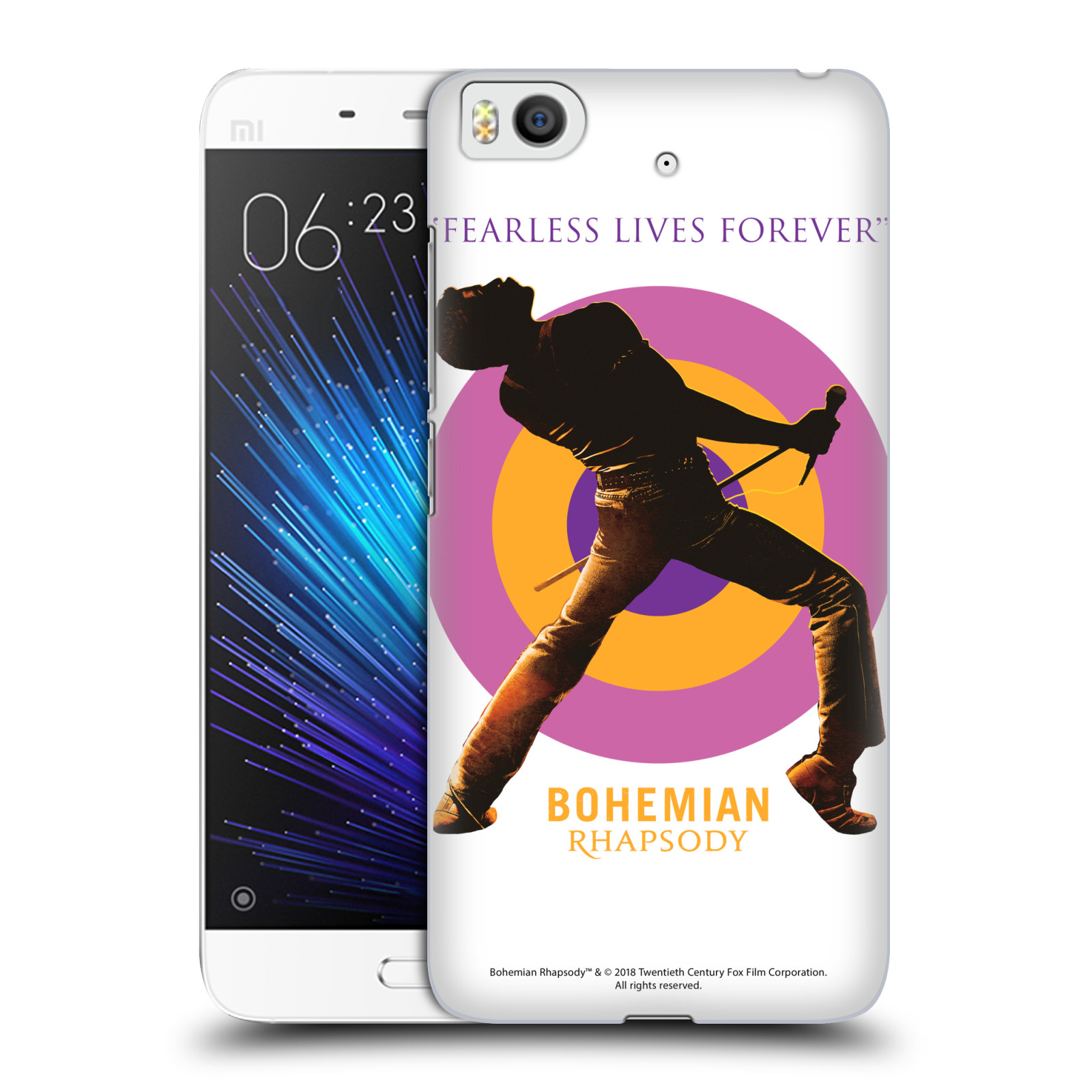 Pouzdro na mobil Xiaomi Mi5s Filmový motiv Bohemian Rhapsody Queen silueta