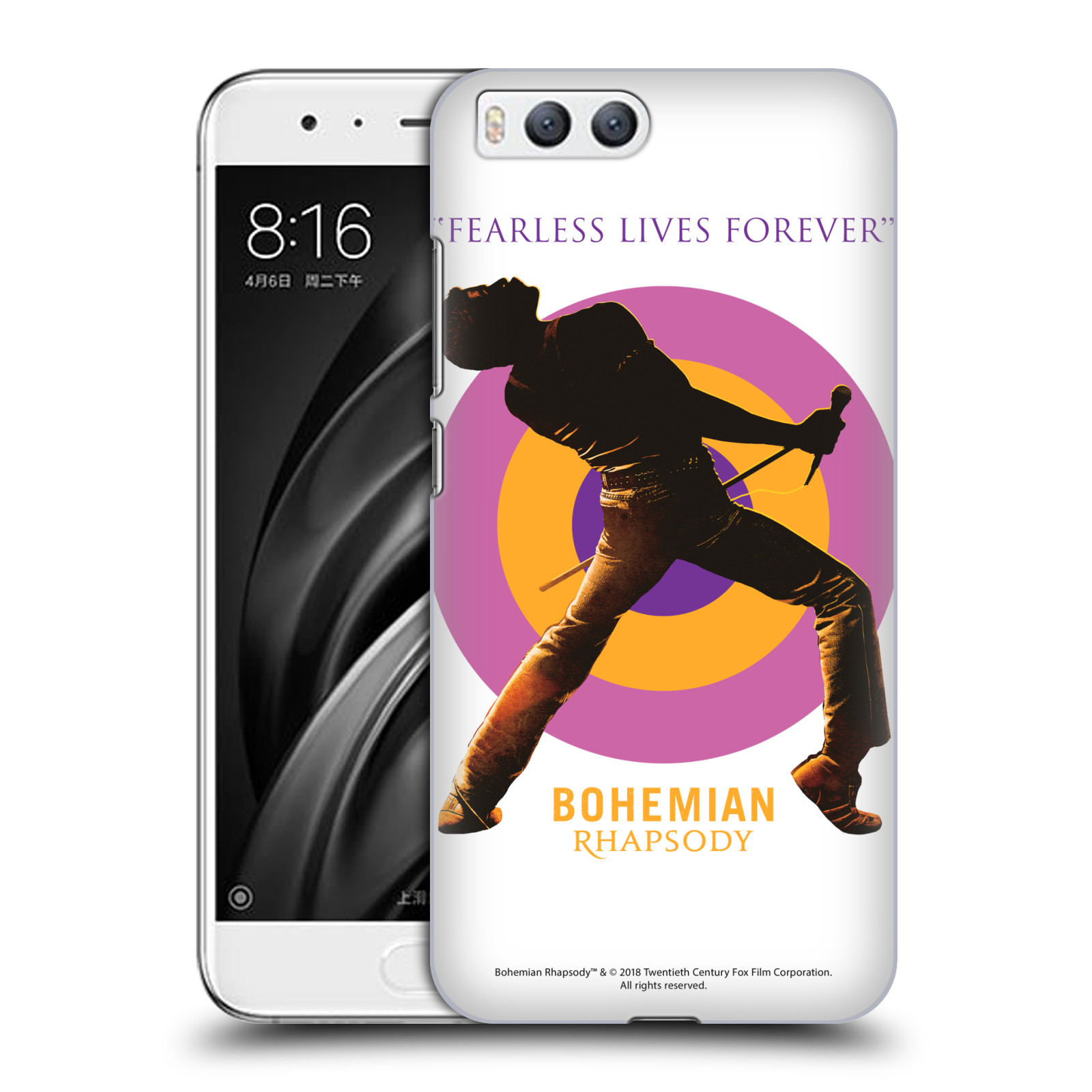 Pouzdro na mobil Xiaomi MI6 Filmový motiv Bohemian Rhapsody Queen silueta