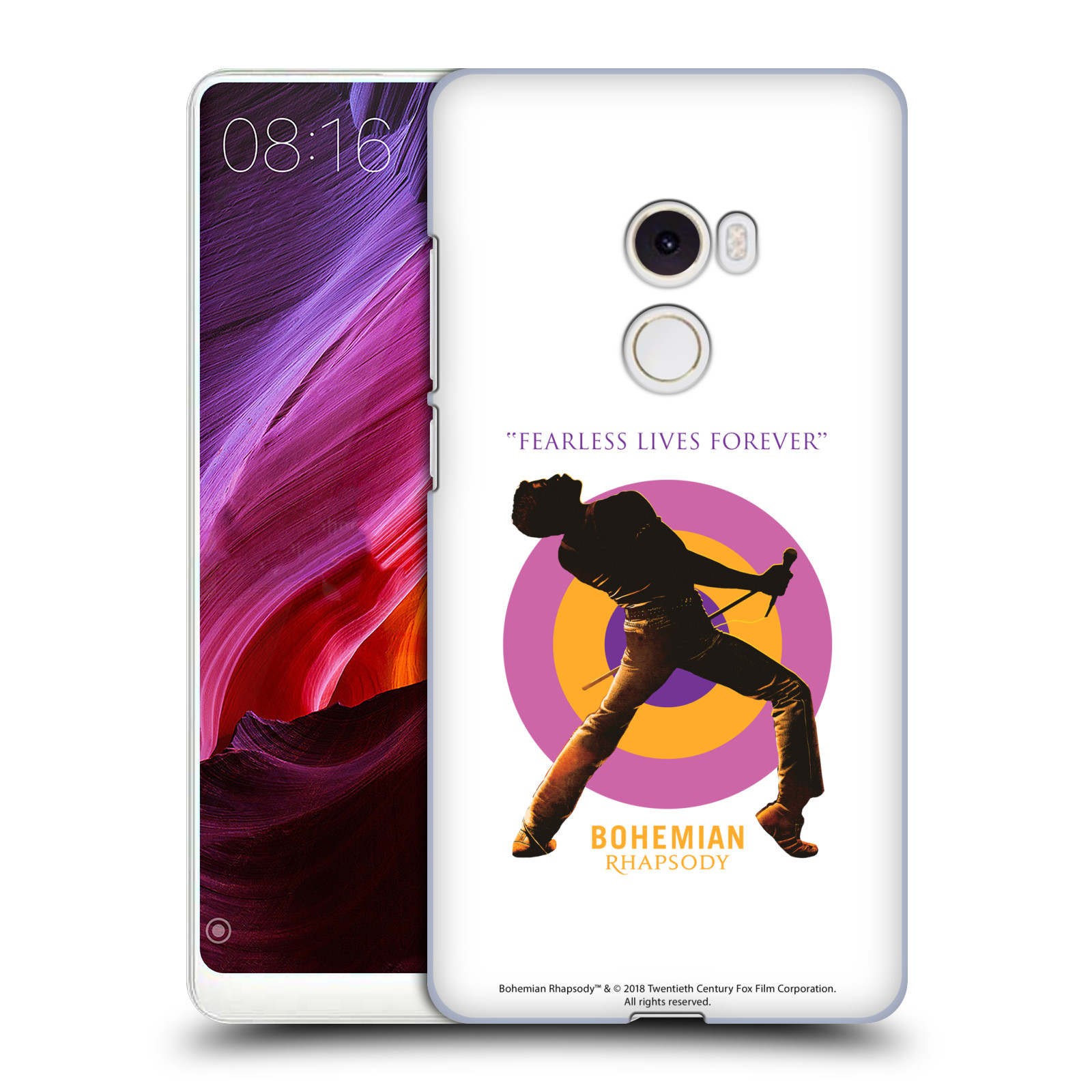 Pouzdro na mobil Xiaomi Mi Mix 2 Filmový motiv Bohemian Rhapsody Queen silueta