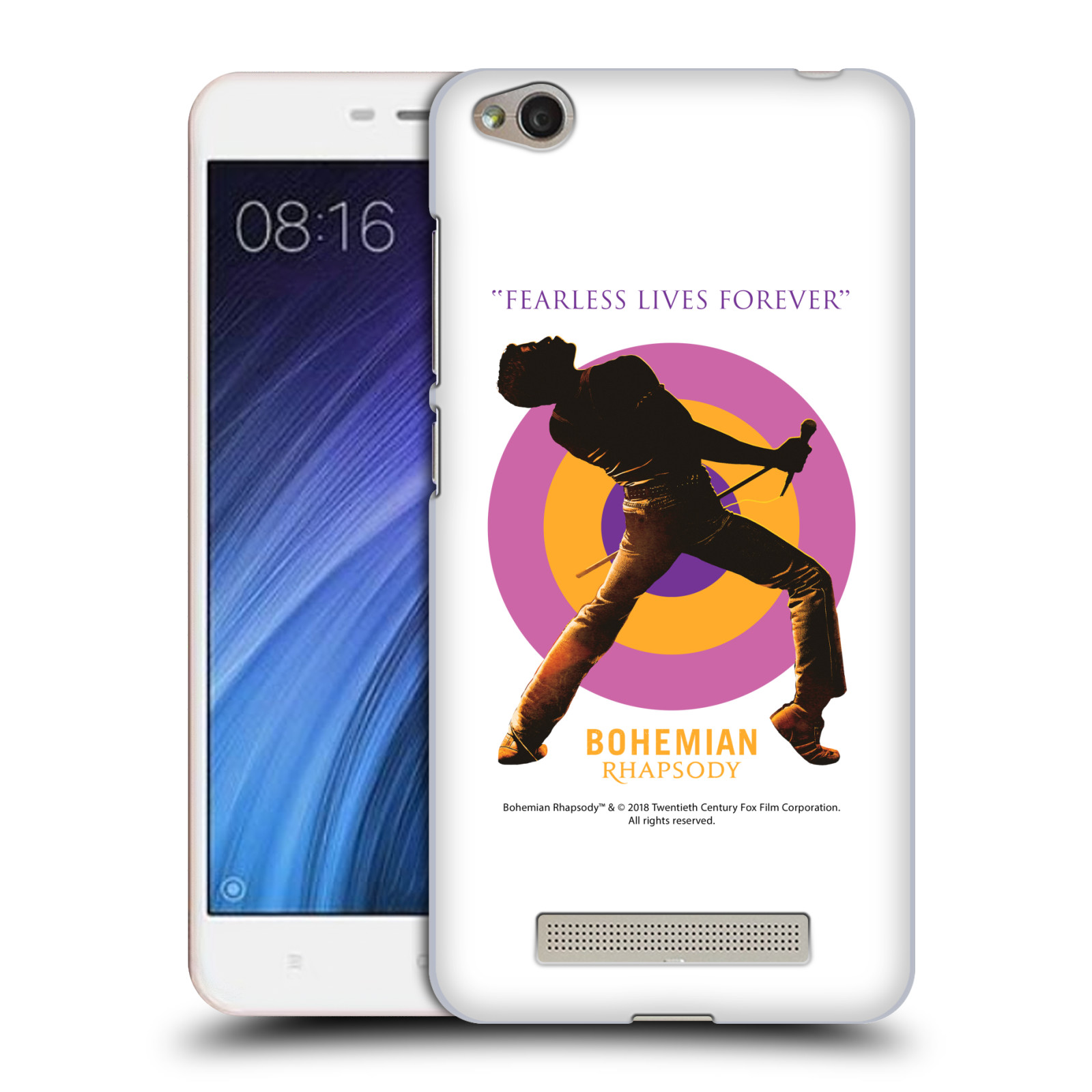 Pouzdro na mobil Xiaomi Redmi 4a Filmový motiv Bohemian Rhapsody Queen silueta