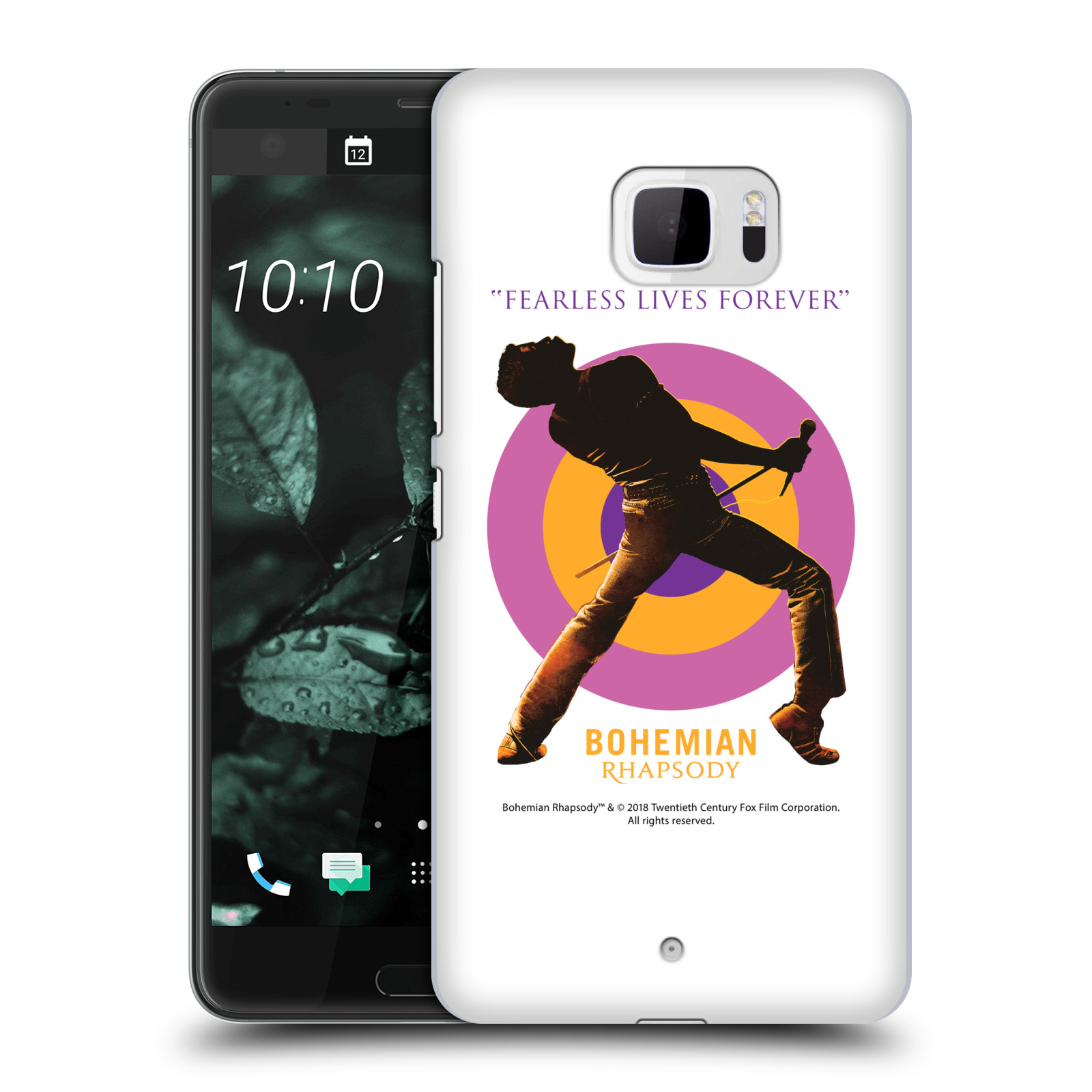 Pouzdro na mobil HTC U Ultra Filmový motiv Bohemian Rhapsody Queen silueta