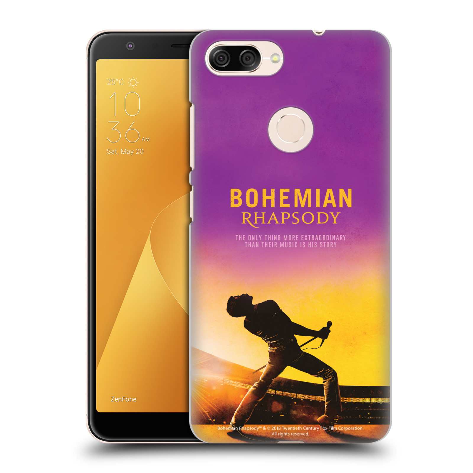 Pouzdro na mobil ASUS ZENFONE Max Plus M1 Filmový motiv Bohemian Rhapsody Queen
