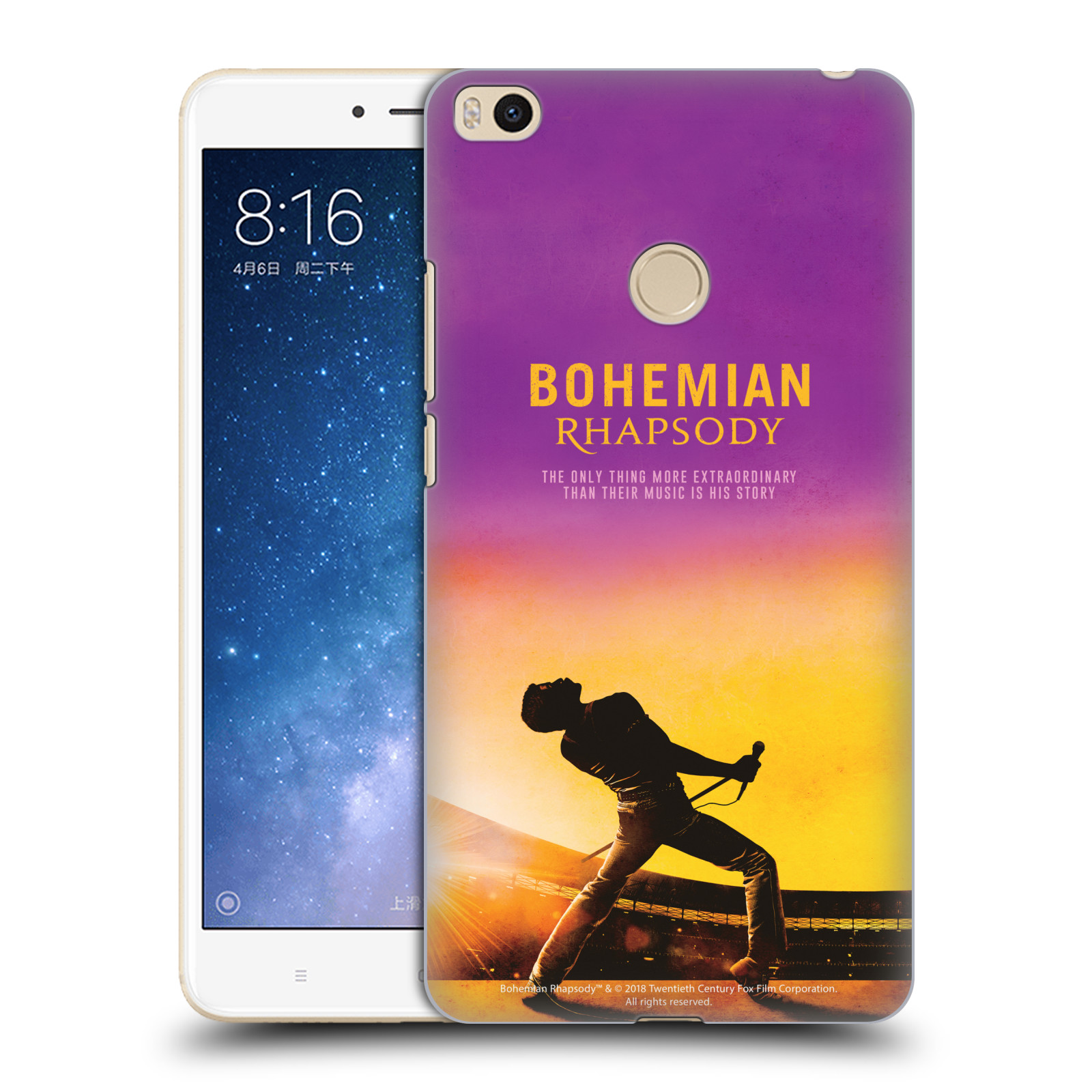 Pouzdro na mobil Xiaomi Mi Max 2 Filmový motiv Bohemian Rhapsody Queen
