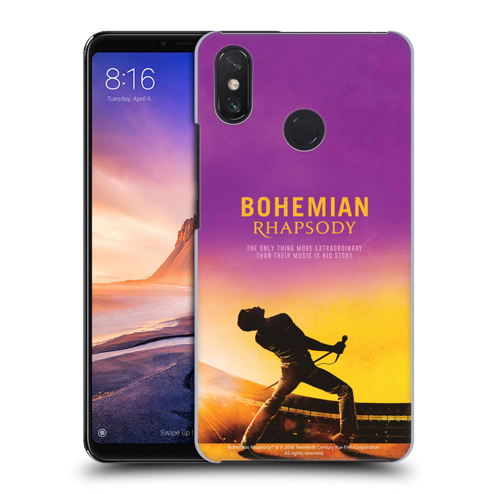 Pouzdro na mobil Xiaomi Mi Max 3 Filmový motiv Bohemian Rhapsody Queen