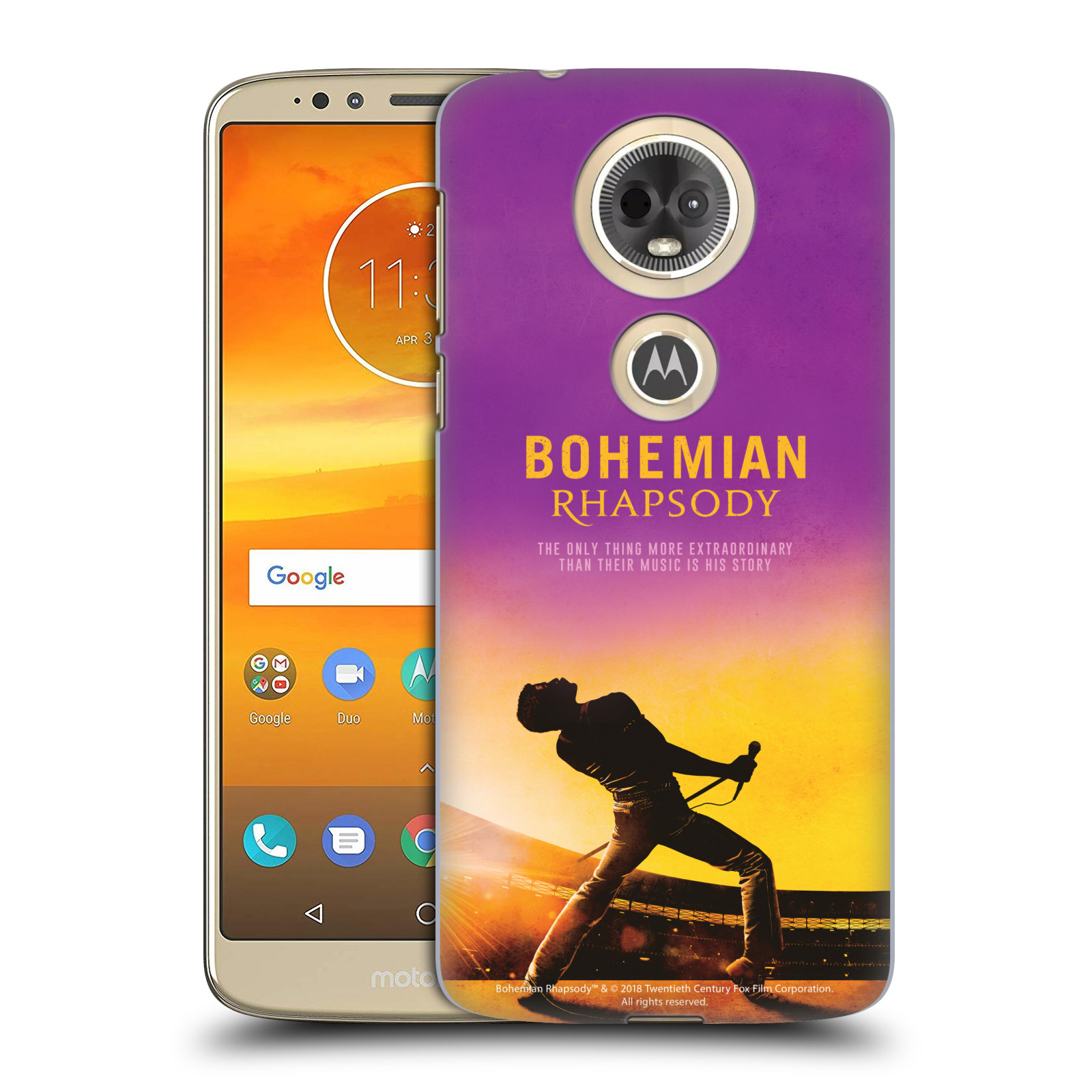 Pouzdro na mobil Motorola Moto E5 PLUS Filmový motiv Bohemian Rhapsody Queen