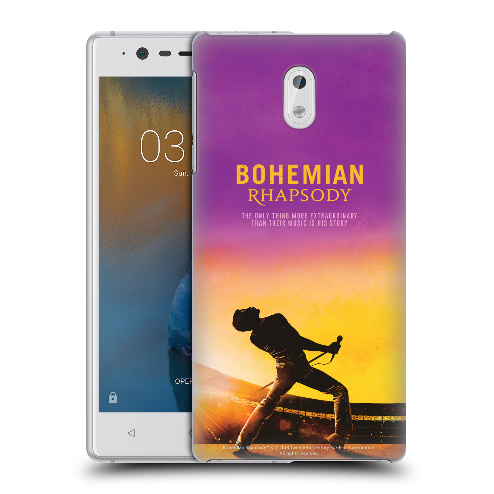 Pouzdro na mobil Nokia 3 Filmový motiv Bohemian Rhapsody Queen