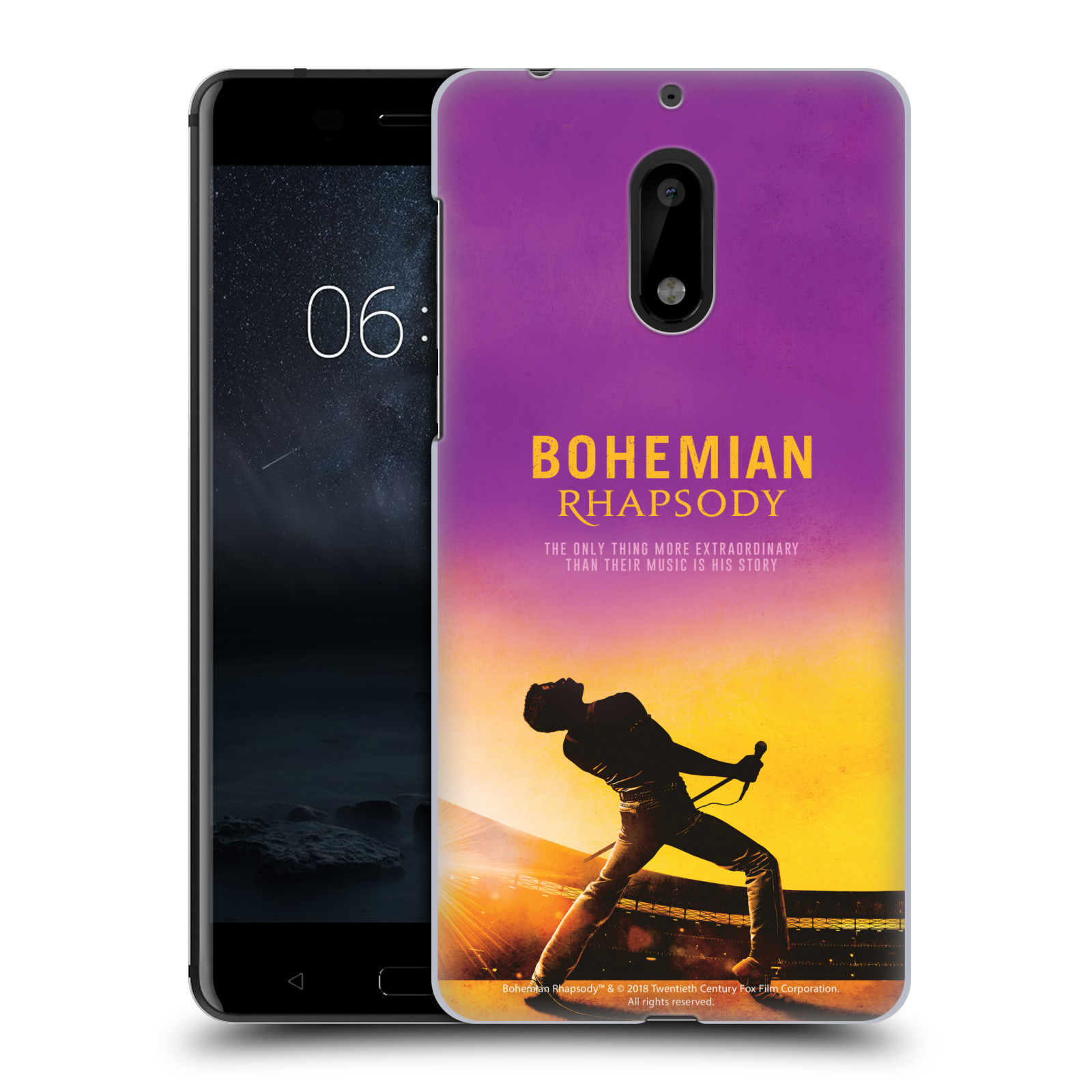 Pouzdro na mobil Nokia 6 Filmový motiv Bohemian Rhapsody Queen