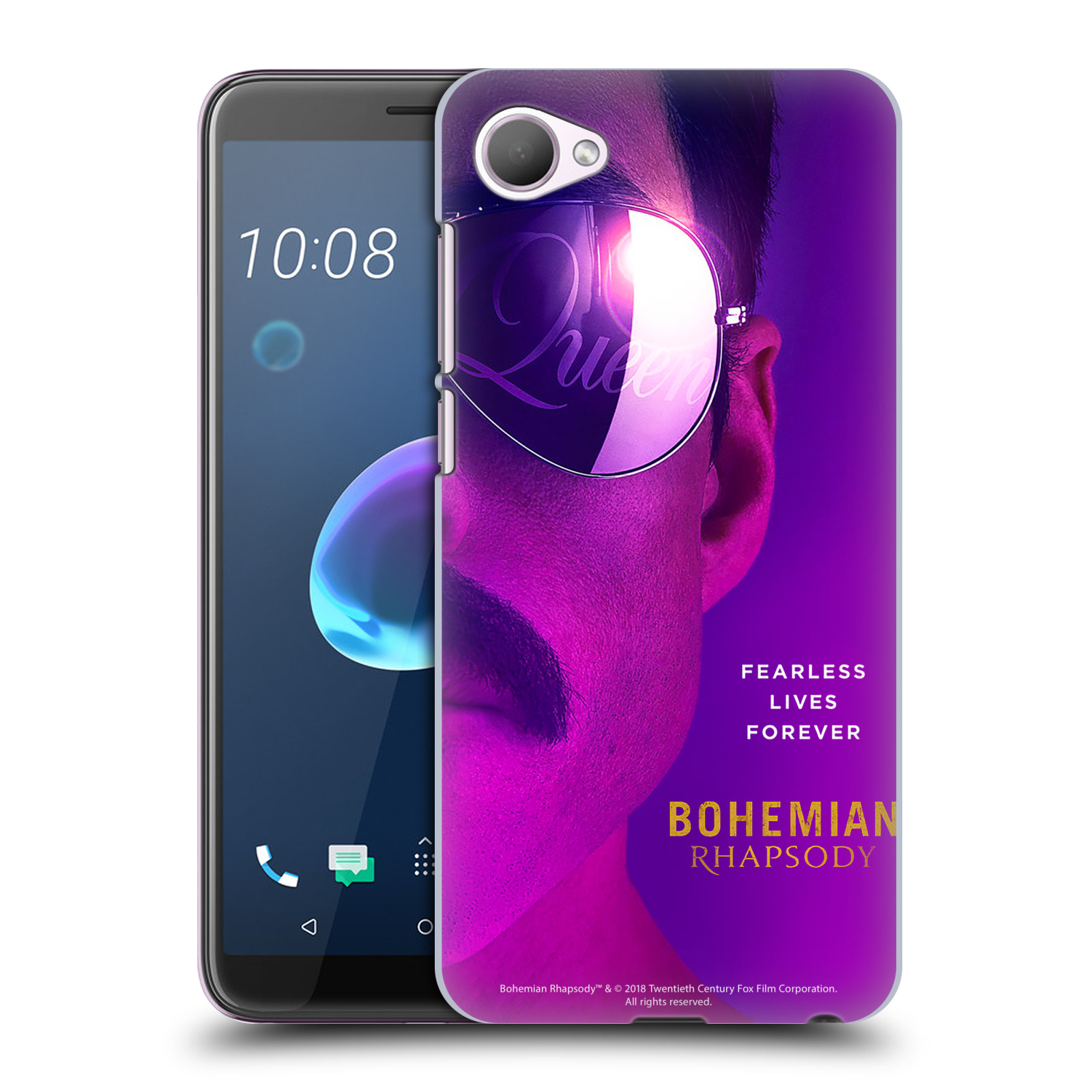 Pouzdro na mobil HTC Desire 12 / Desire 12 DUAL SIM Filmový motiv Bohemian Rhapsody Queen Tvář