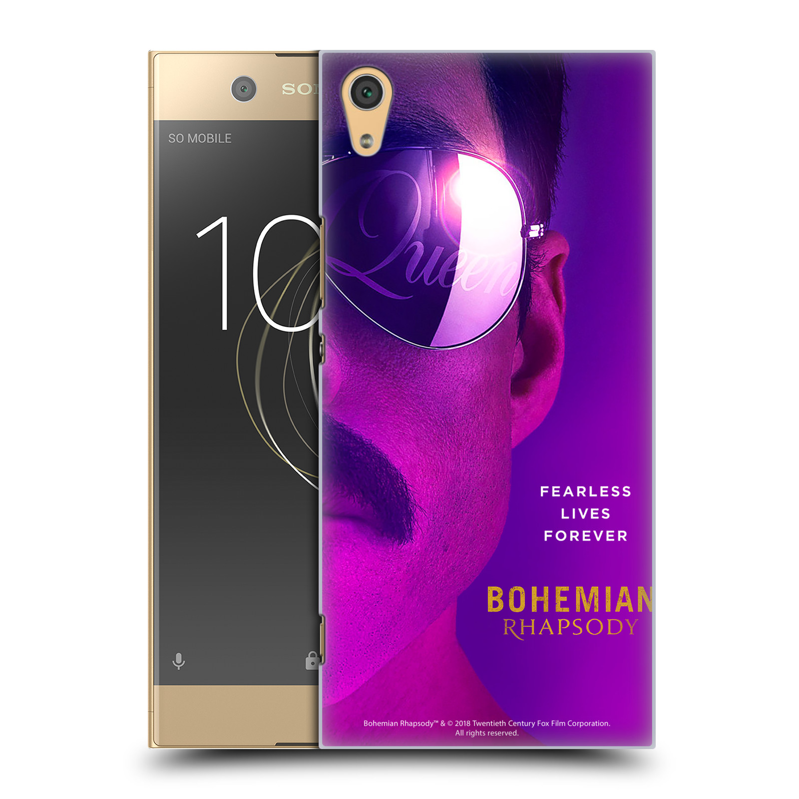 Pouzdro na mobil Sony Xperia XA1 ULTRA Filmový motiv Bohemian Rhapsody Queen Tvář