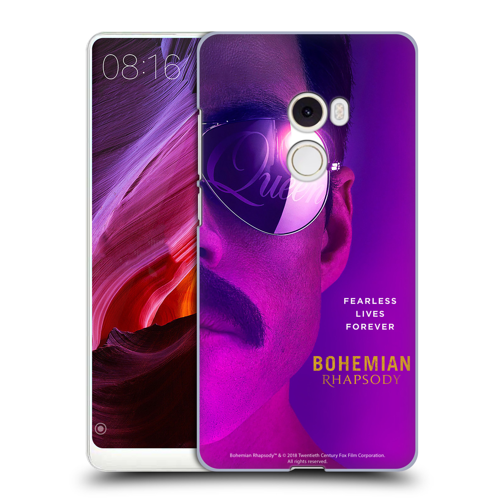 Pouzdro na mobil Xiaomi Mi Mix 2 Filmový motiv Bohemian Rhapsody Queen Tvář