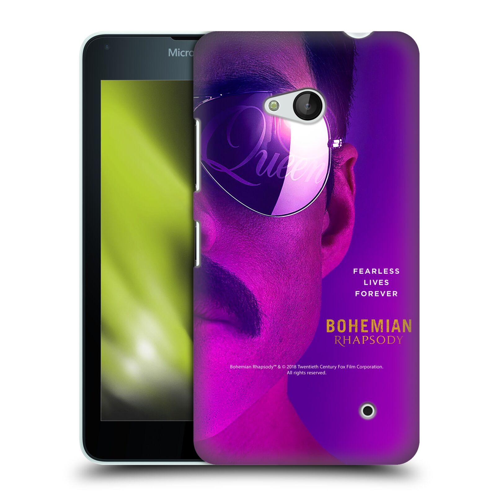 Pouzdro na mobil Microsoft Lumia 640 / 640 DUAL SIM Filmový motiv Bohemian Rhapsody Queen Tvář