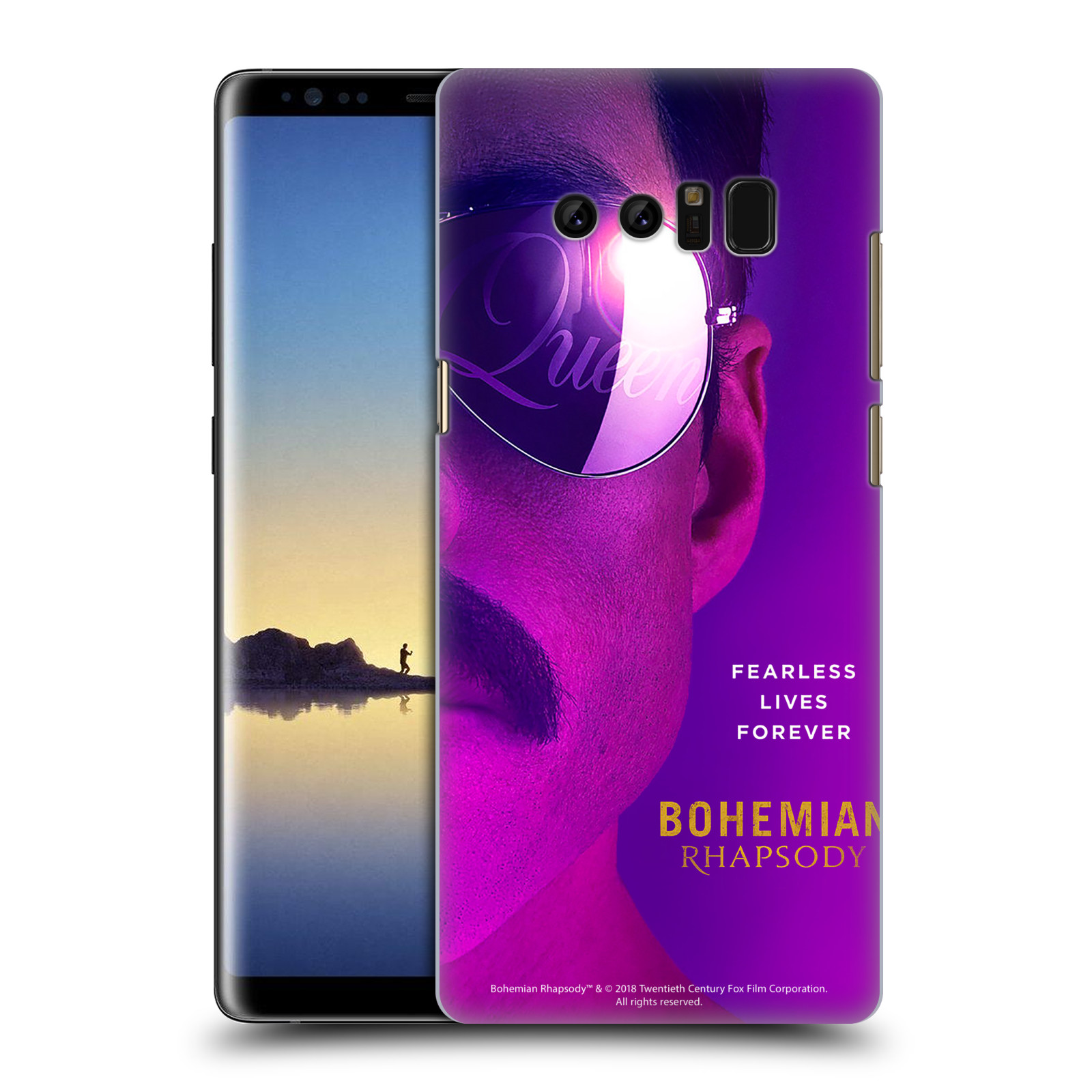 Pouzdro na mobil Samsung Galaxy Note 8 Filmový motiv Bohemian Rhapsody Queen Tvář