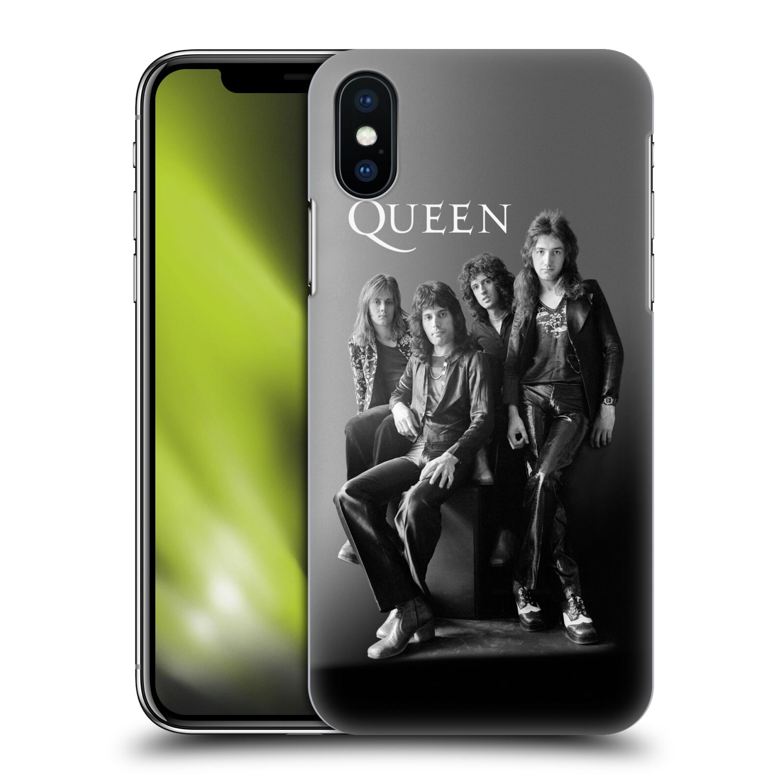HEAD CASE plastový obal na mobil Apple Iphone X / XS kapela Queen skupinové foto