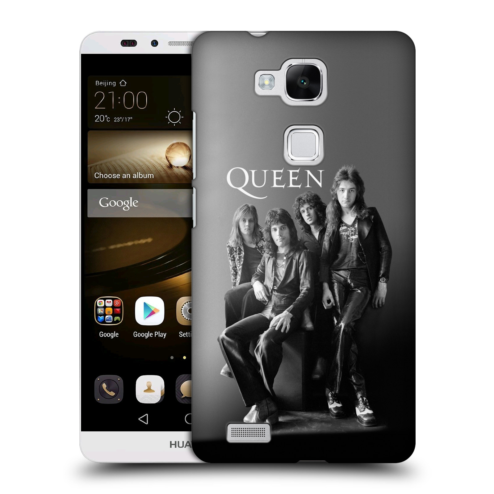 HEAD CASE plastový obal na mobil Huawei Mate 7 kapela Queen skupinové foto